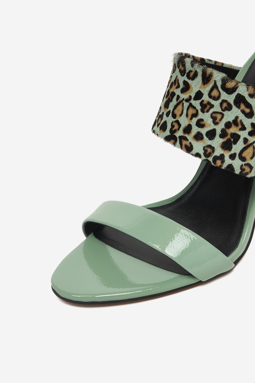 
                EVA MINGE - Sandały skórzane - 5906751814482