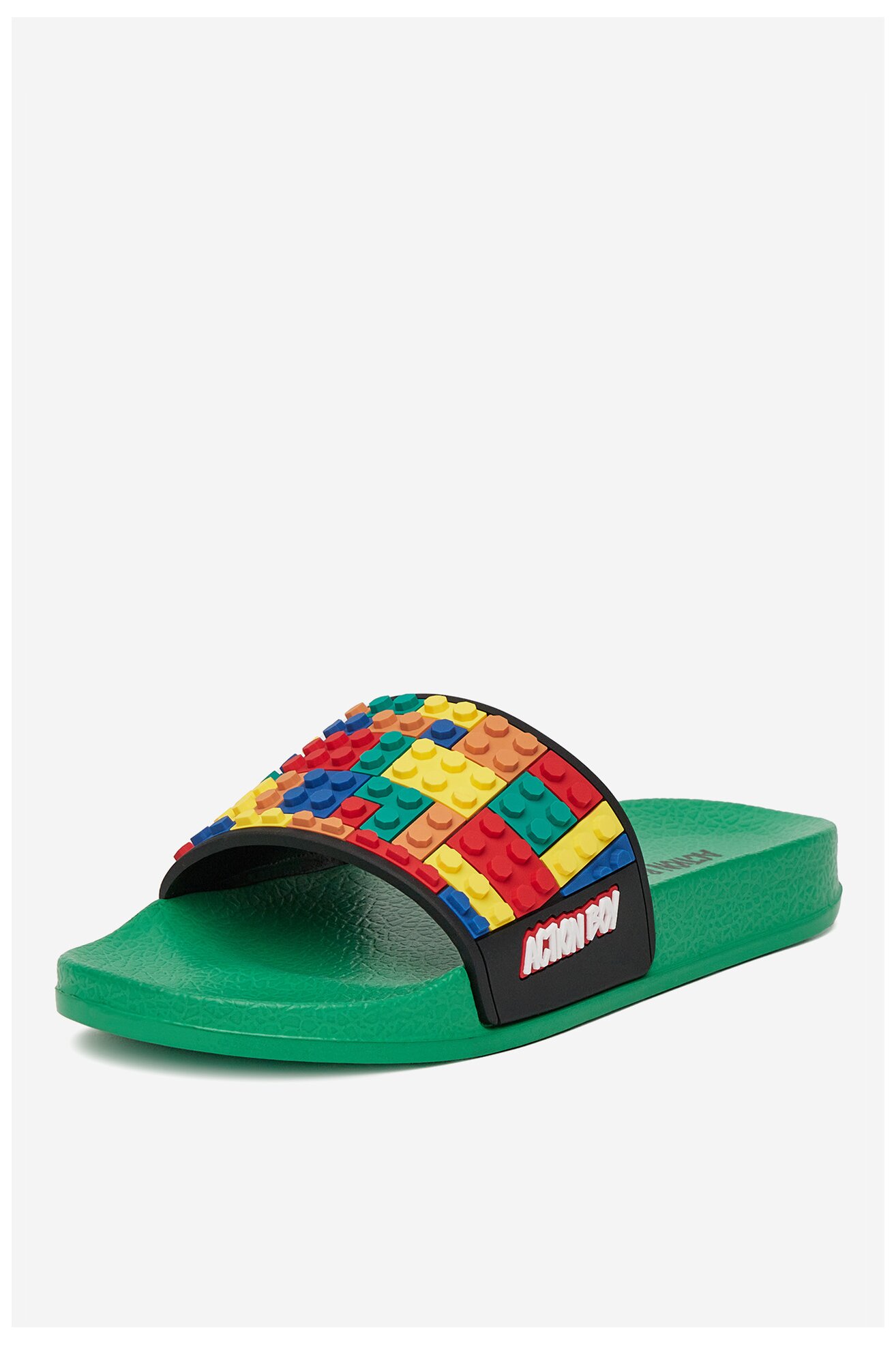 Klapki basenowe Action Boy P3047043K Zielony