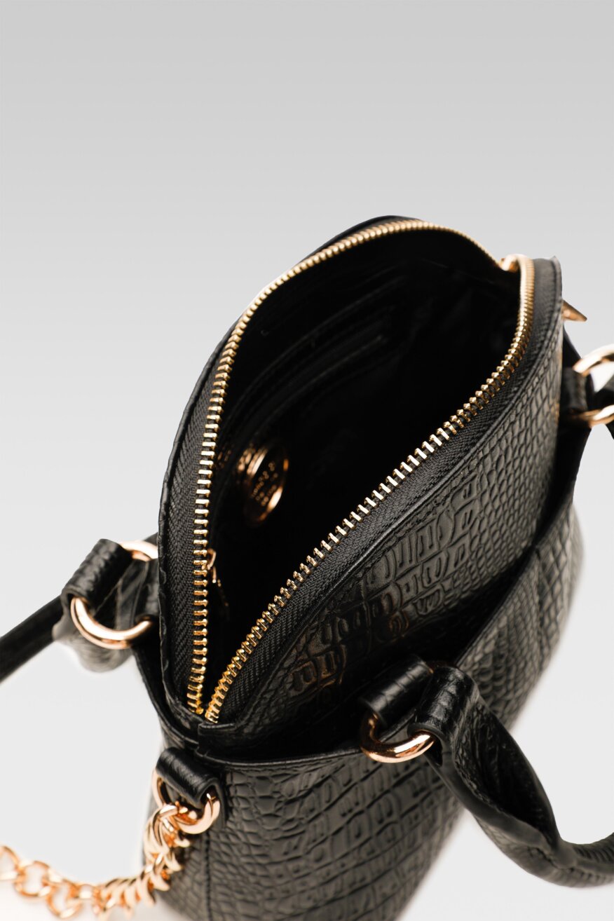 
                Lasocki - Torebka skórzana ze zwierzęcym motywem - 5903698709826