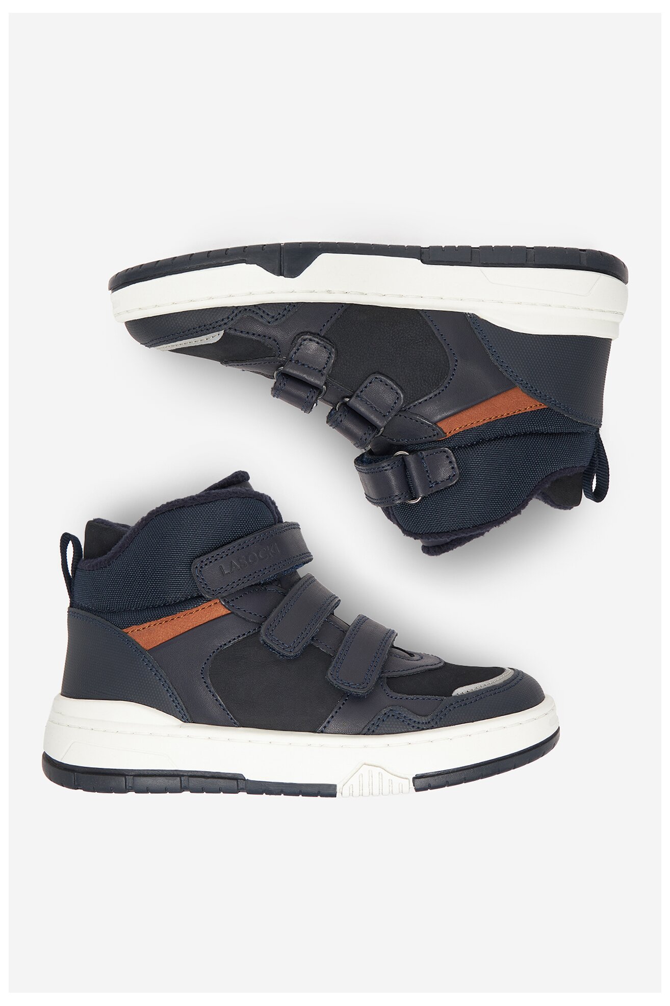 Šněrovací vyšší obuv Lasocki Young CEO-CI12-AXEL-04 TMAVĚ MODRÁ