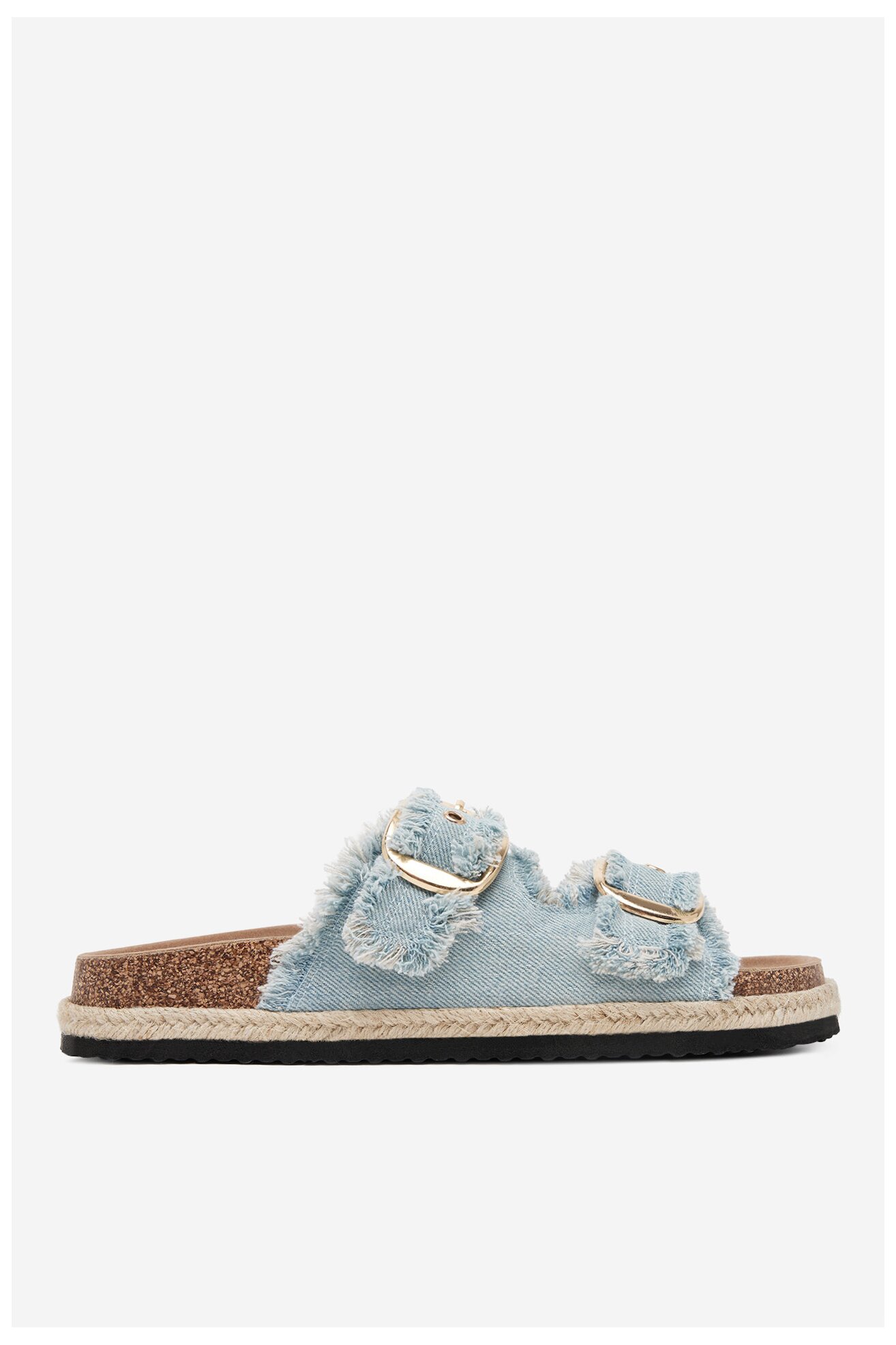 Klapki Jenny LB-P1628 Jeansowy jasny