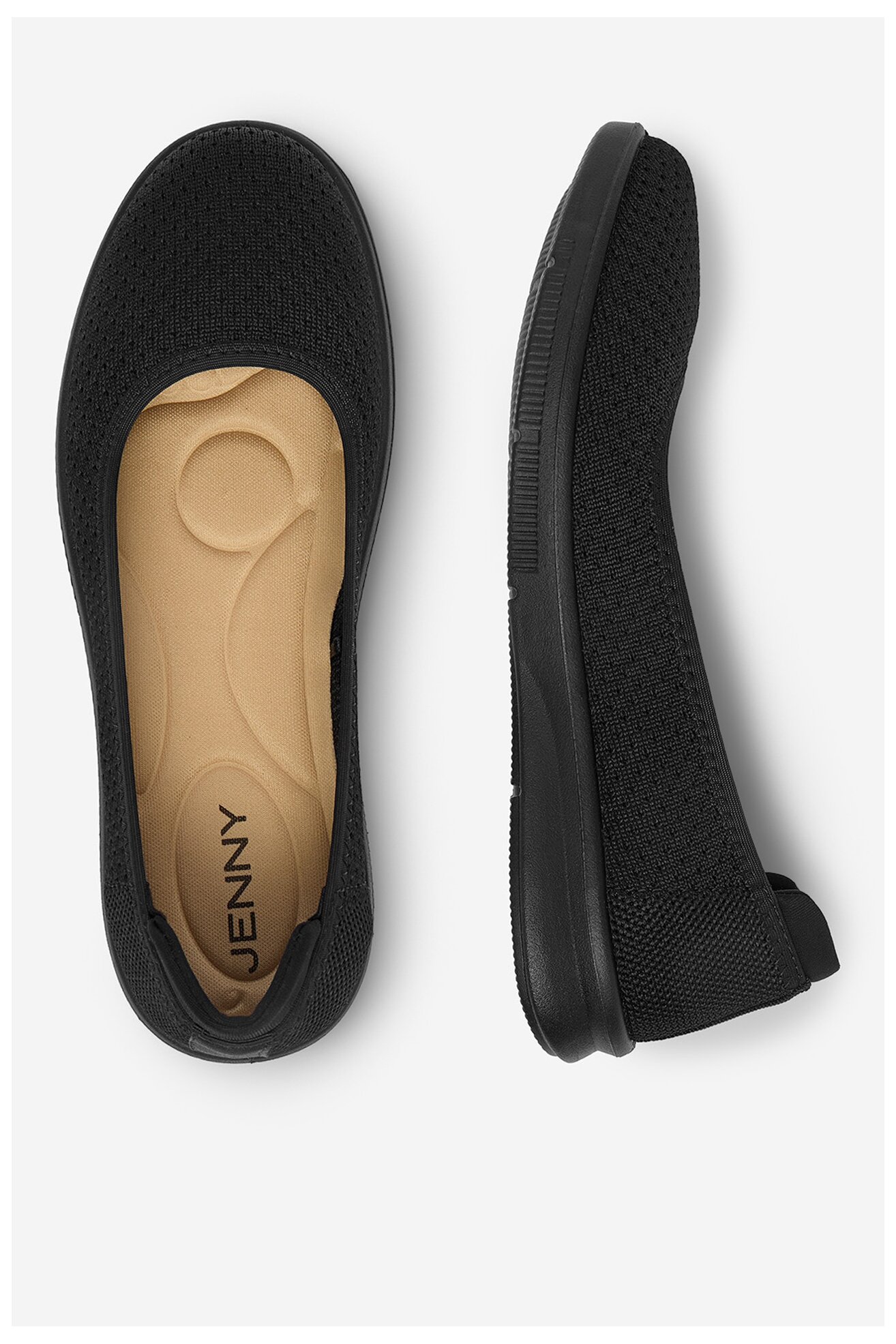 Baleriny Jenny CEO-MERLE H20630-01 Czarny