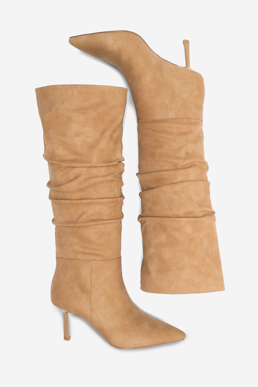 Kozačky NINE WEST BÉŽOVÁ - 5905588147350
