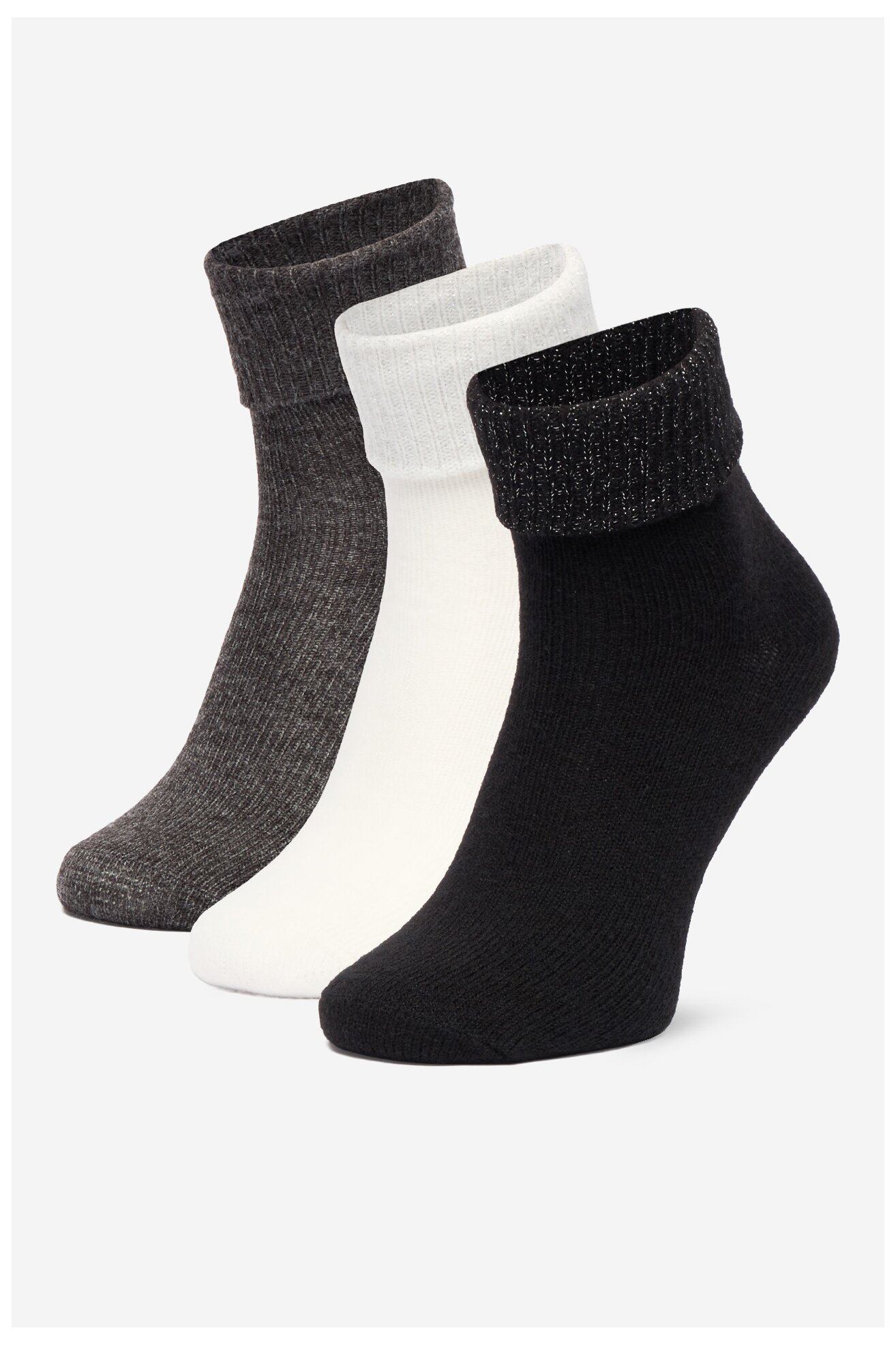 Шкарпетка NINE WEST CEO_KR_NW_101_W_AW25_(3-PACK) БІЛИЙ