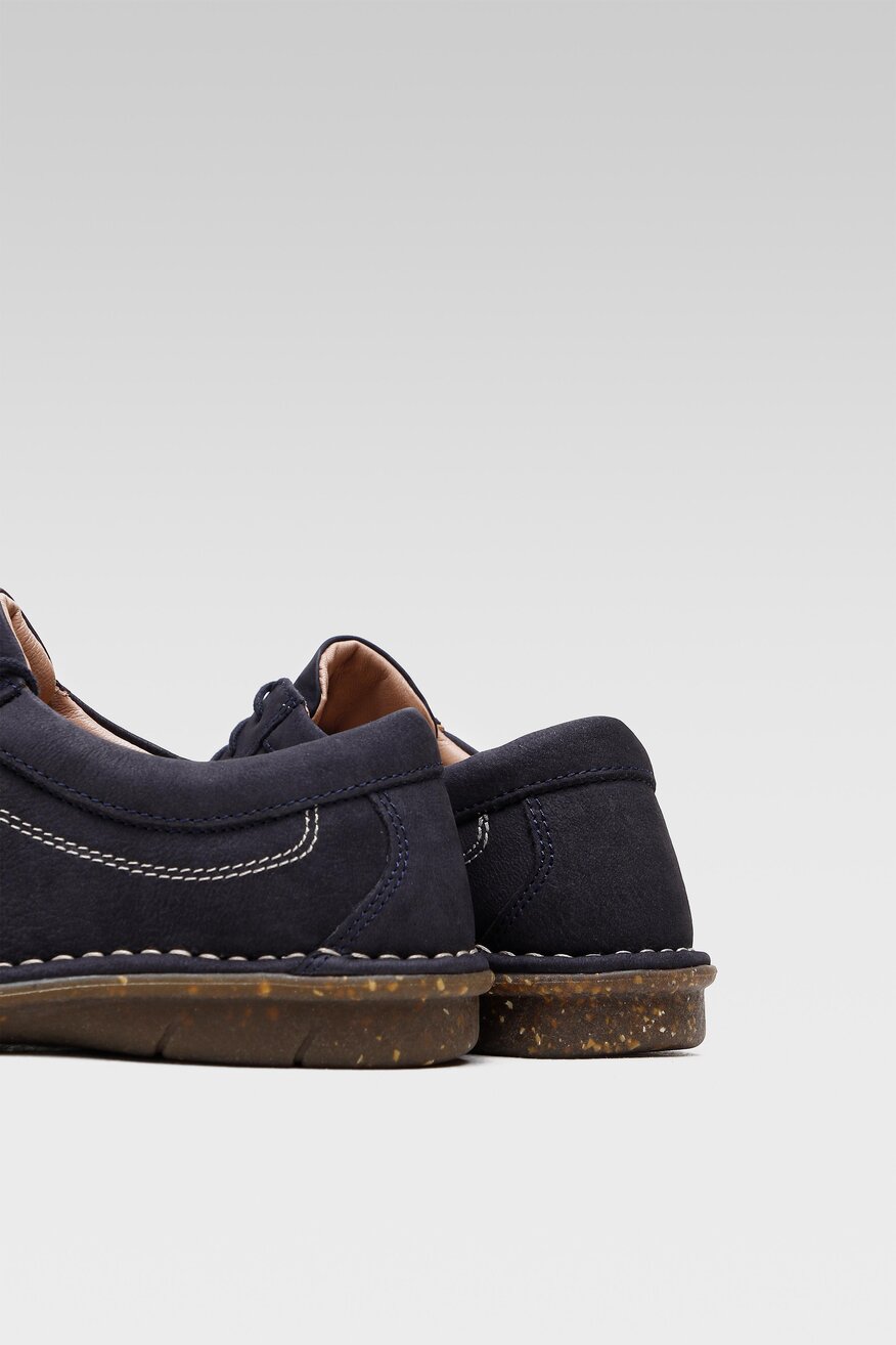 
                Lasocki - Skórzane półbuty granatowe - 5904248195854