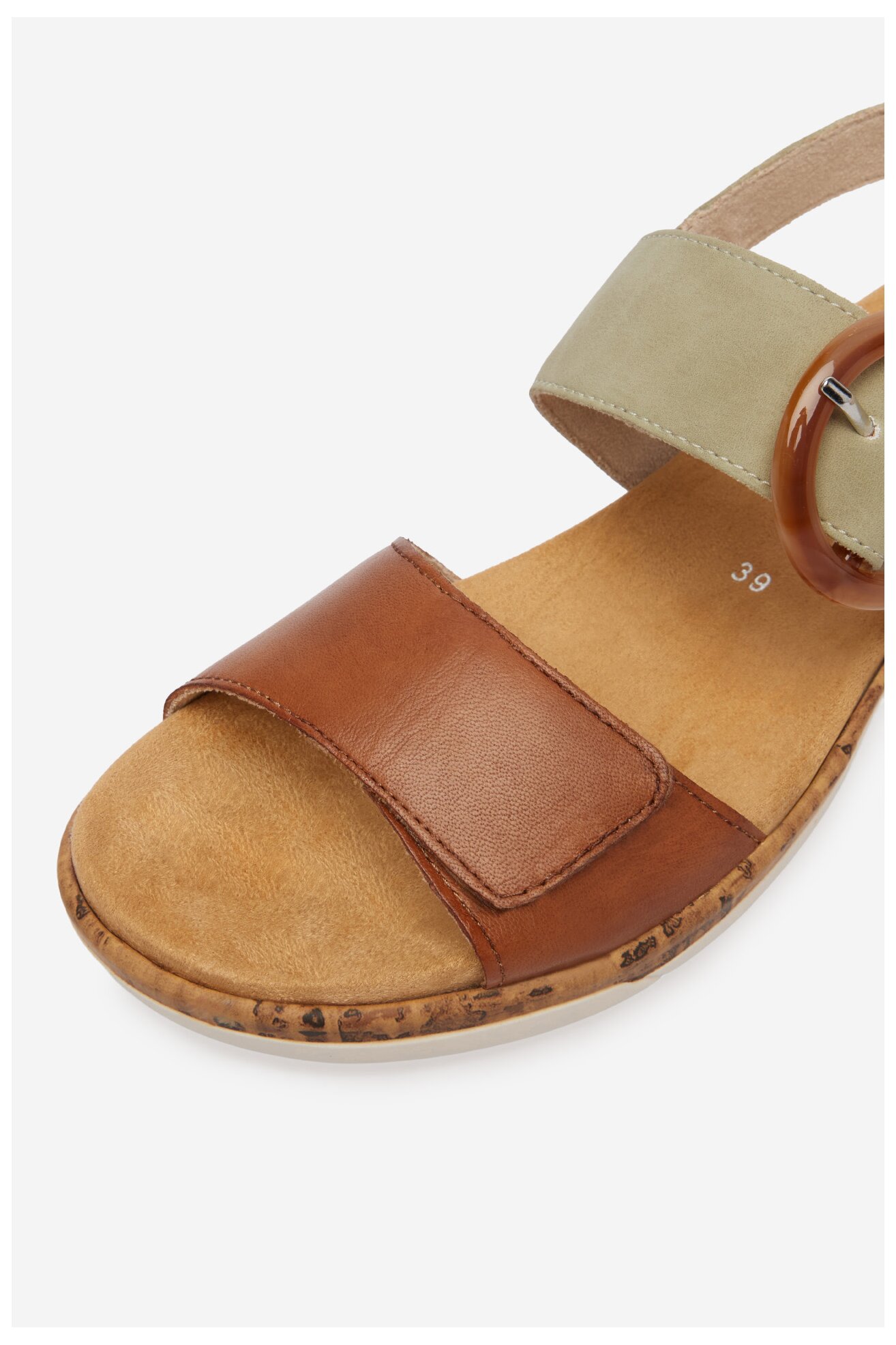 Sandały Remonte CEO-R6853-24 Oliwkowy jasny