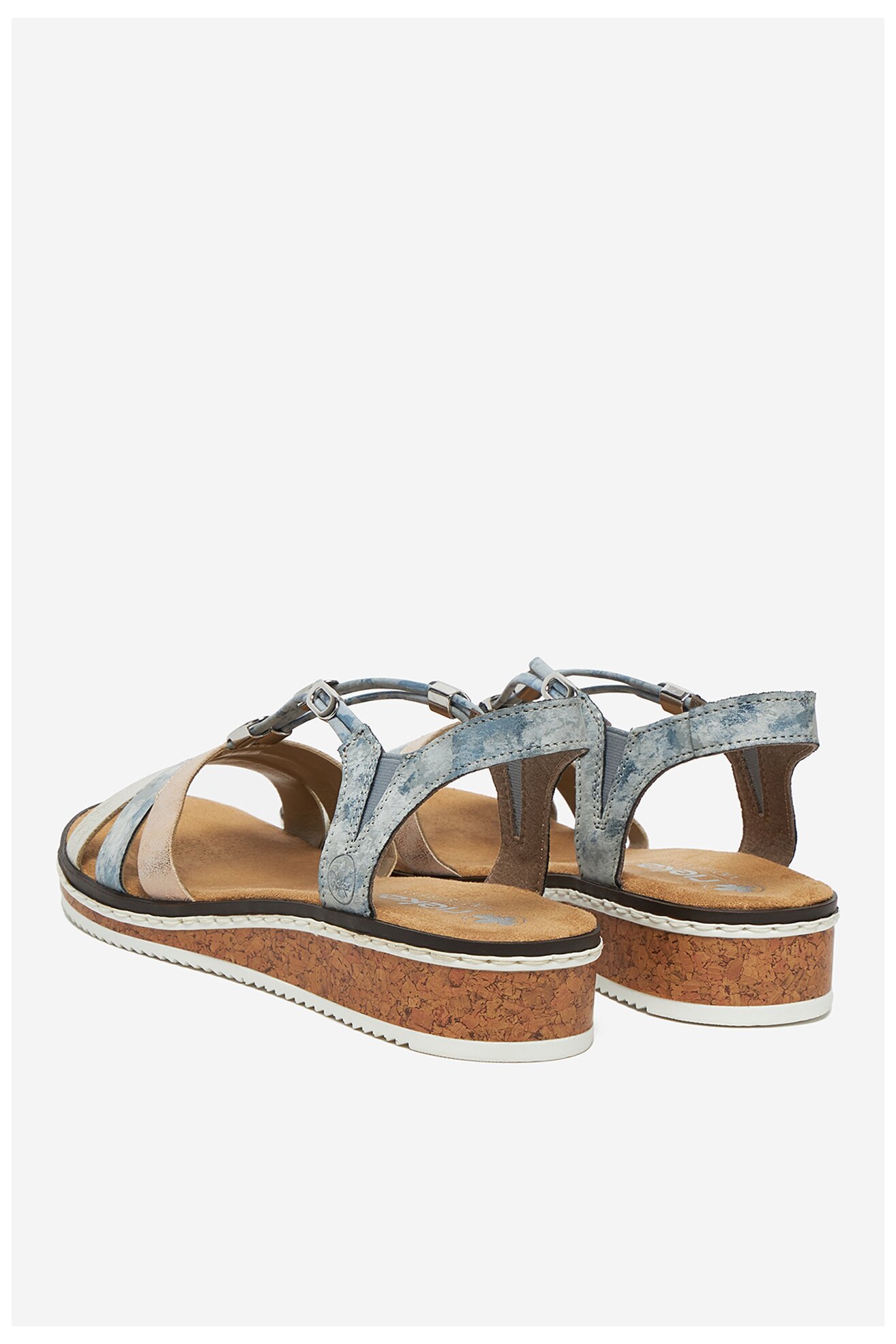 Sandały Rieker V36G4-40 Niebieski