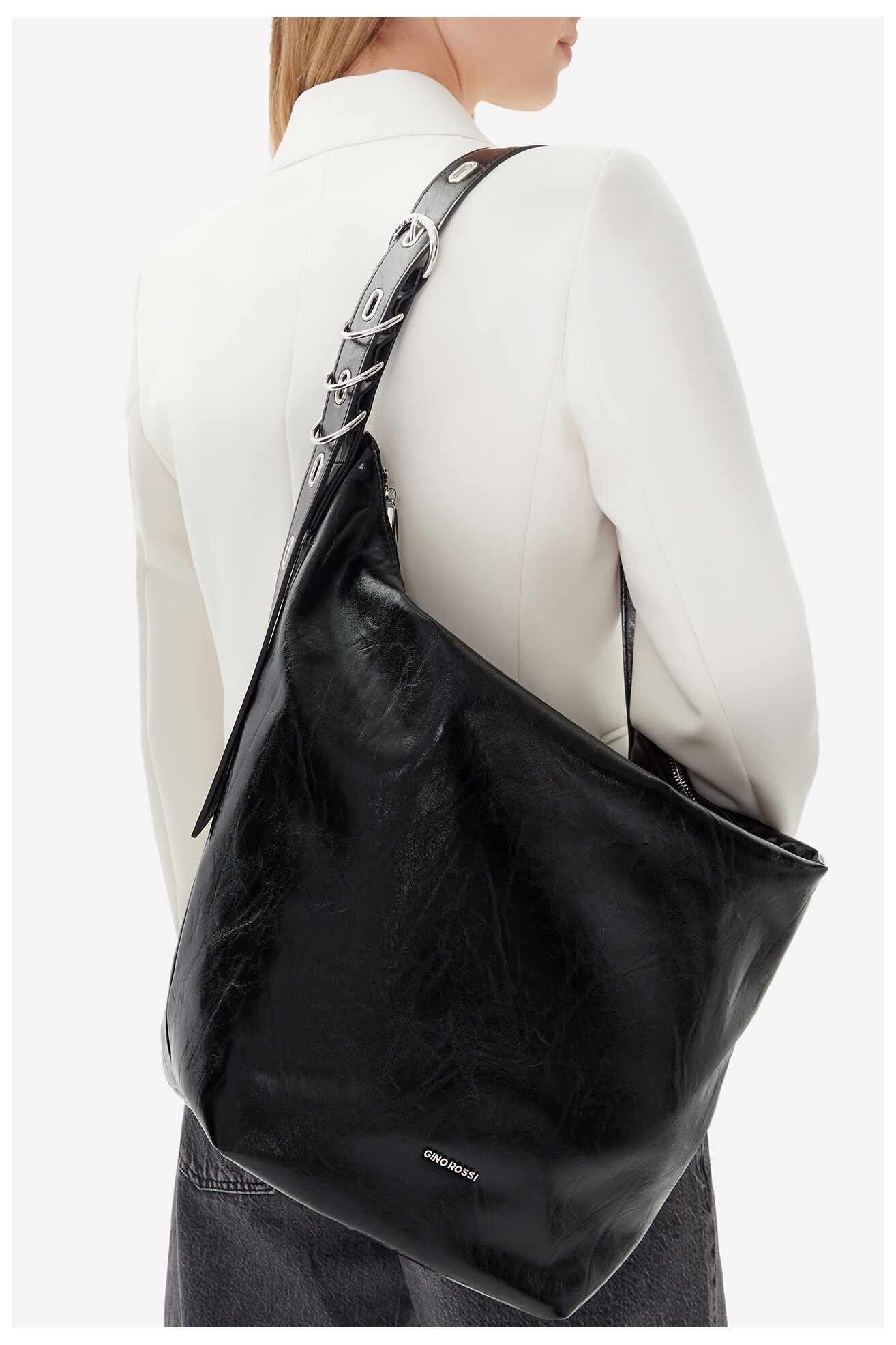 Torba Gino Rossi C-ZAINA-RX8784 CRNA