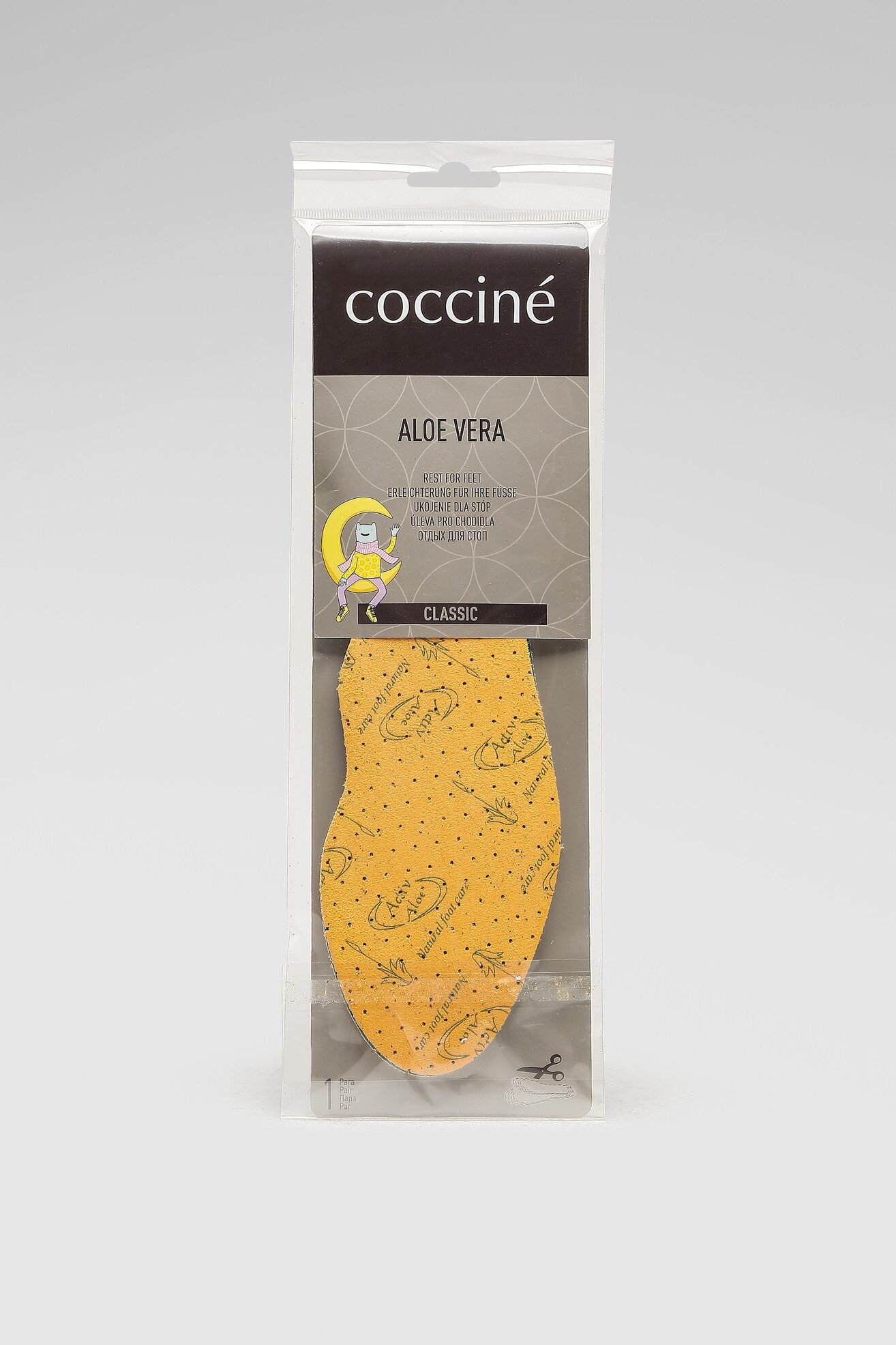 Tălpici Coccine COCCINE WKŁADKA ALOE VERA DO WYCINANIA 19-35 MIX