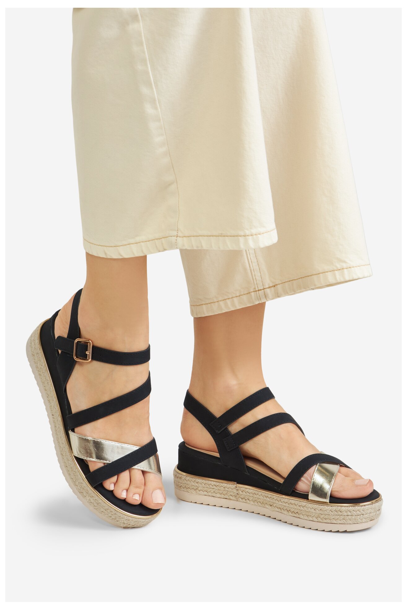 Espadrile Jenny LB-P1092-YLD NEGRU