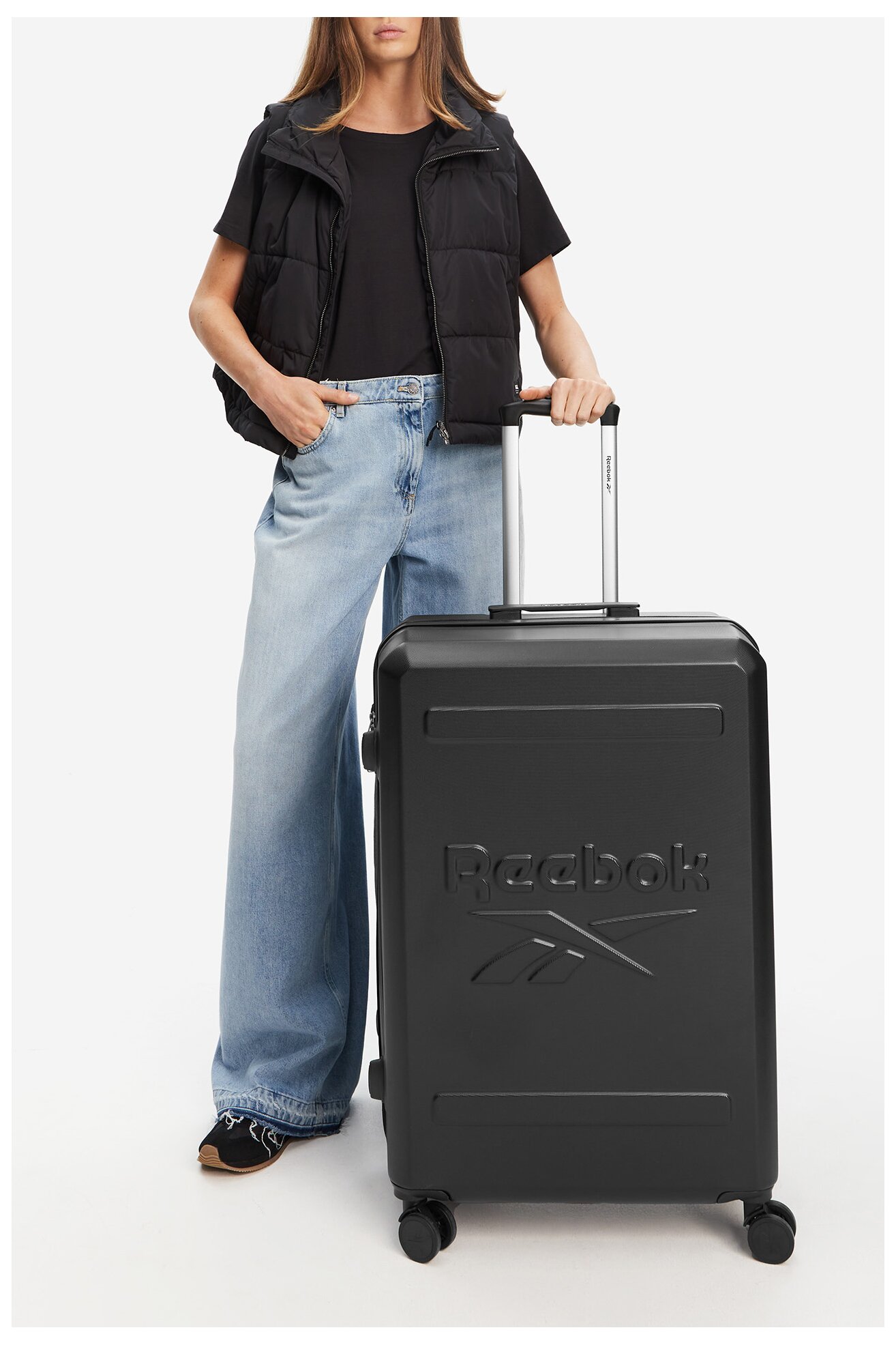 Walizka Reebok RBK-WAL-022-CCC-L Czarny