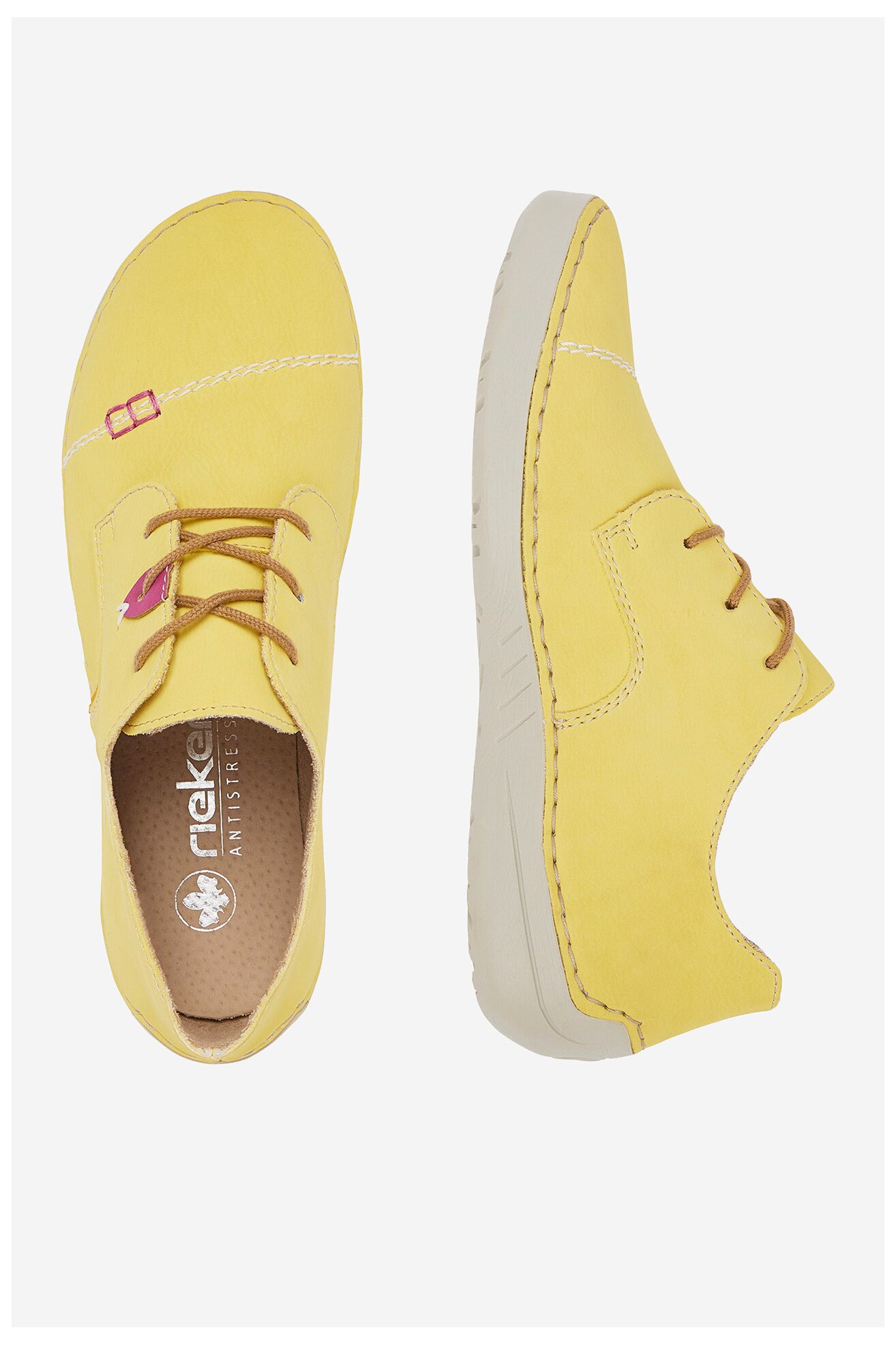 Pantofi casual Rieker 52528-68 GALBEN DESCHIS