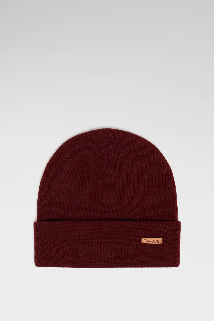 
                Lasocki - Czapka bordowa - 5903698820323