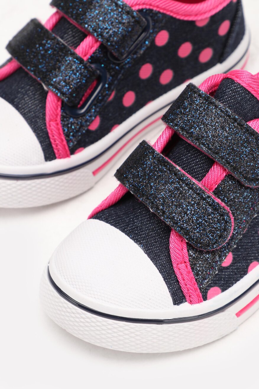 
                Mickey&Friends - Trampki z aplikacją granatowe - 5903698460833