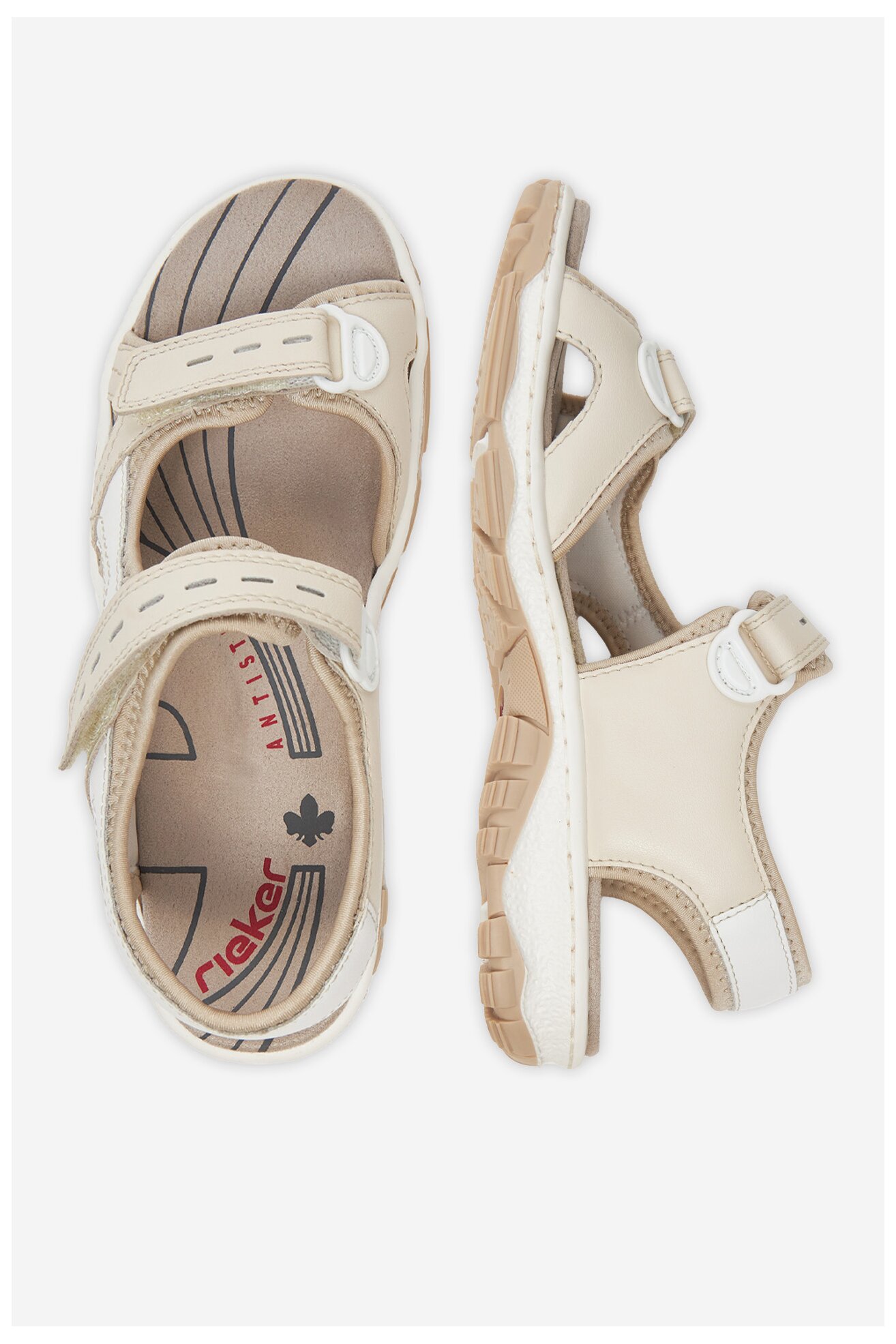 Sandały Rieker CEO-68866-62 Biały