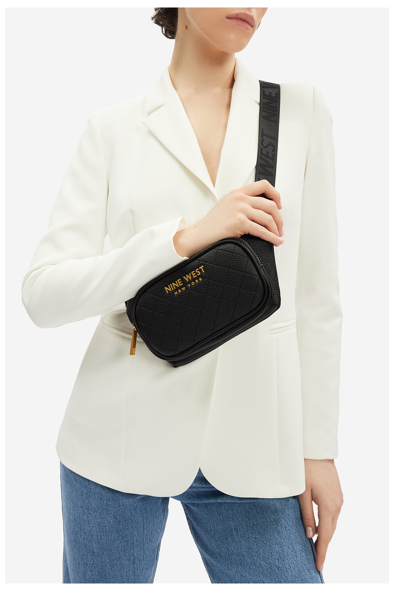 Kézitáska NINE WEST JH6771-NW FEKETE