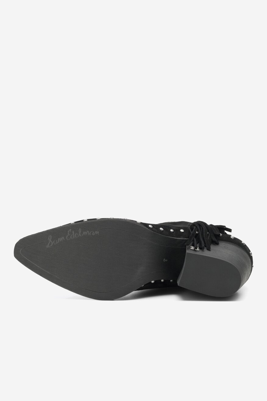 Kotníková obuv SAM EDELMAN ČERNÁ - 2230042242955