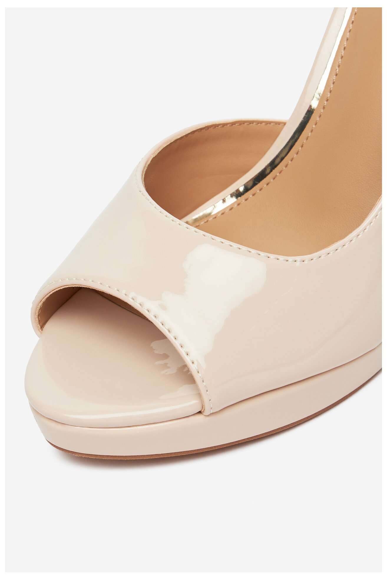 Czółenka NINE WEST WFA2733-1A Beżowy jasny