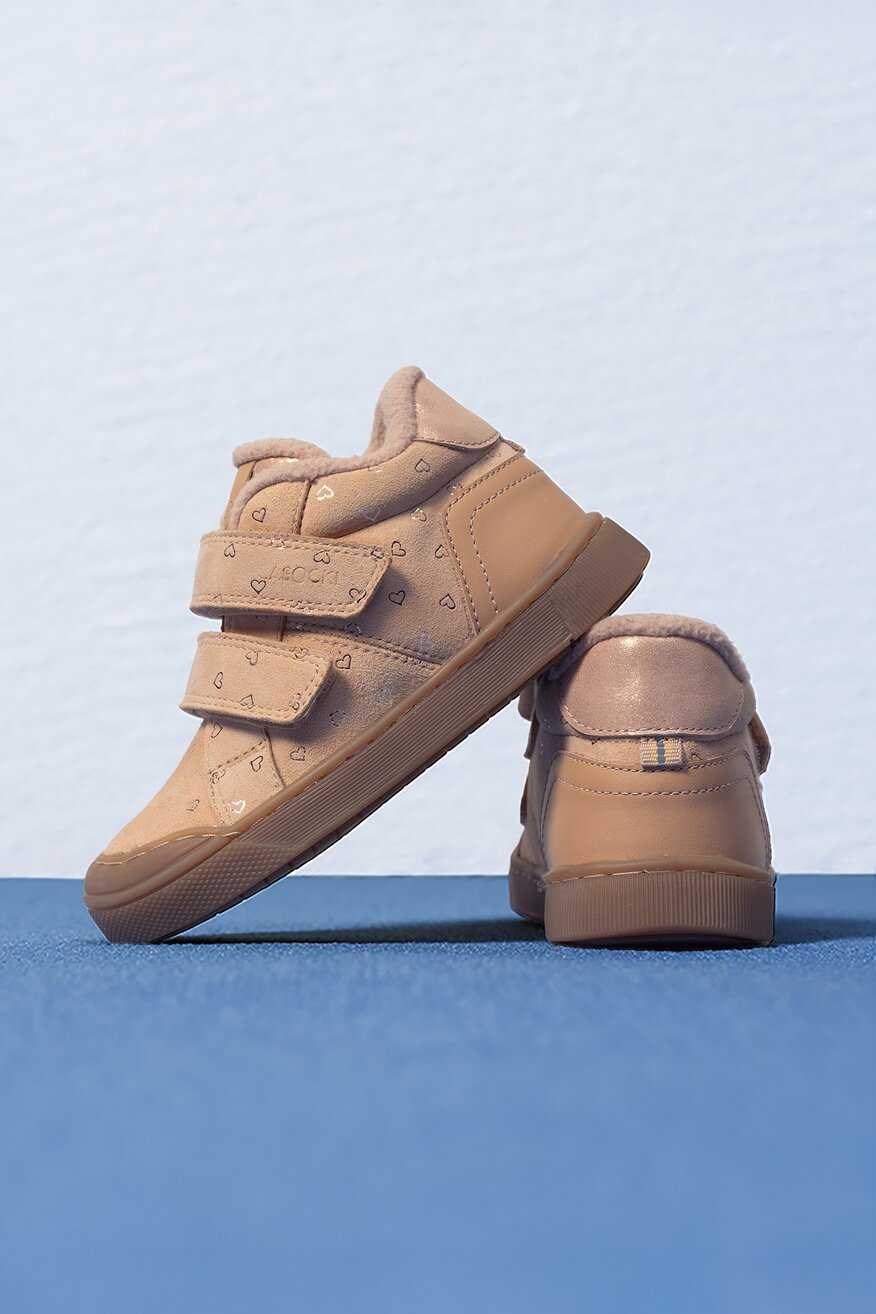 Šněrovací vyšší obuv Lasocki Kids BÉŽOVÁ - 5906751213186