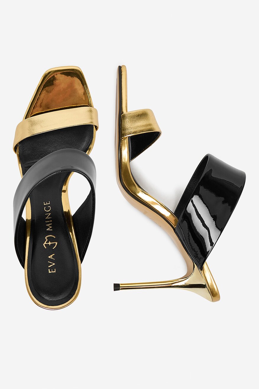 EVA MINGE - Klapki skórzane - 5906751814192