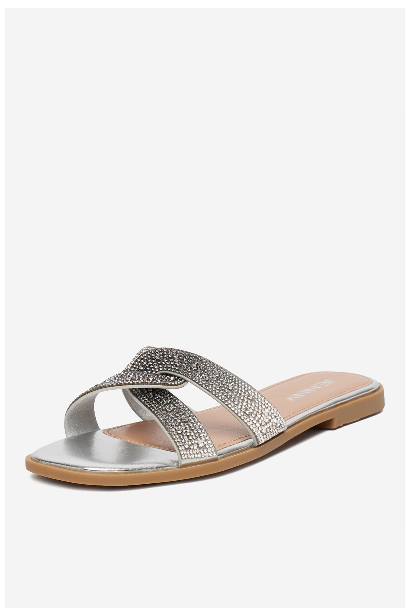 Klapki Jenny CEO-WSS21726-01 Srebrny