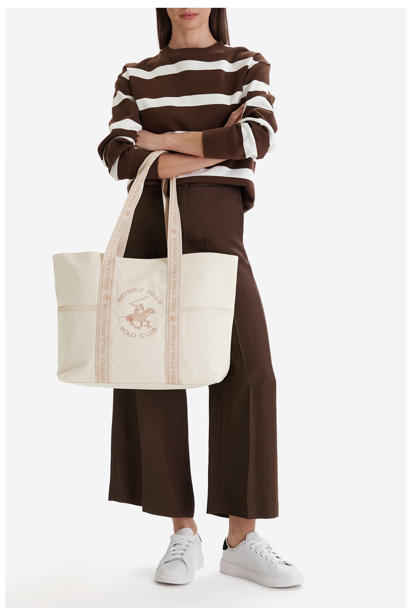 Сумка З Ремінцем Beverly Hills Polo Club CWBEO-BHPC-L-018-09 БЕЖЕВИЙ