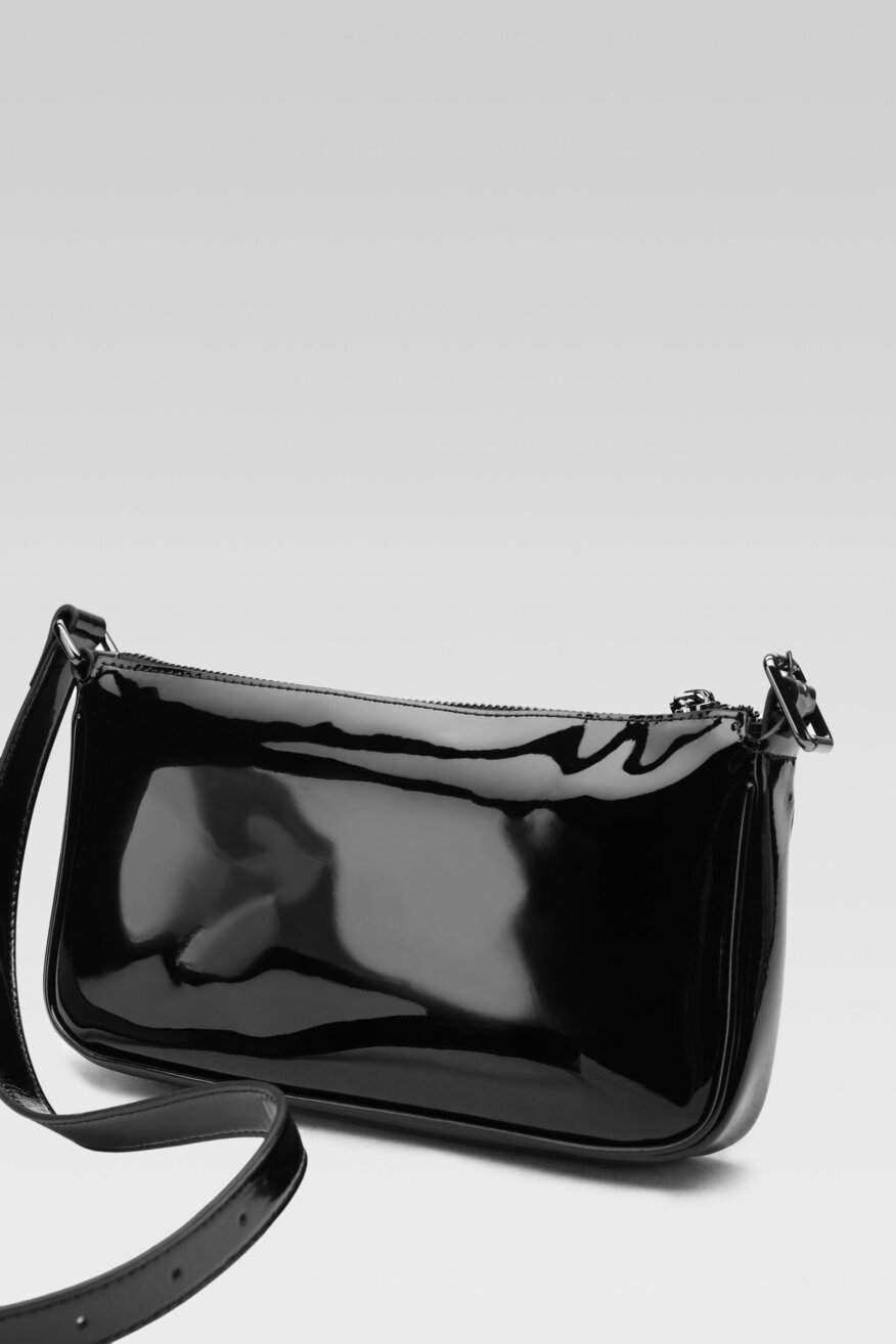 
                Gino Rossi - Torebka skórzana czarna - 5903698361314