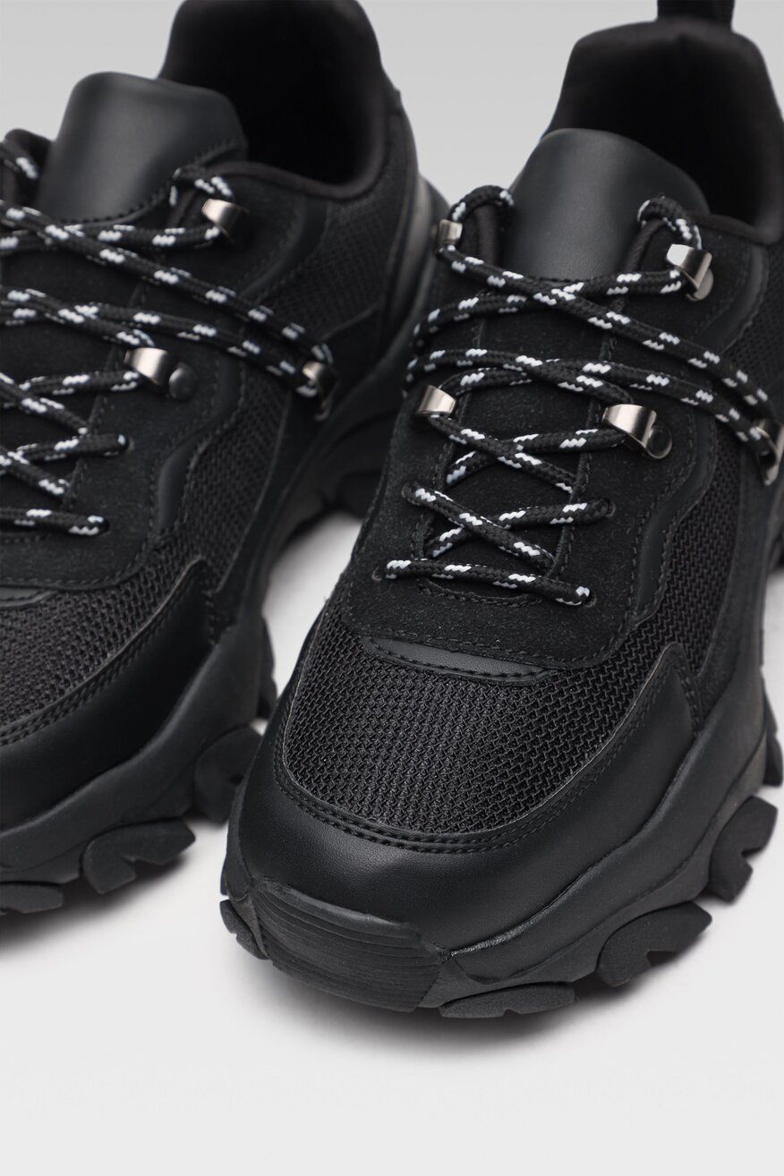 
                Jenny Fairy - Półbuty czarne sznurowane - 5903698882819