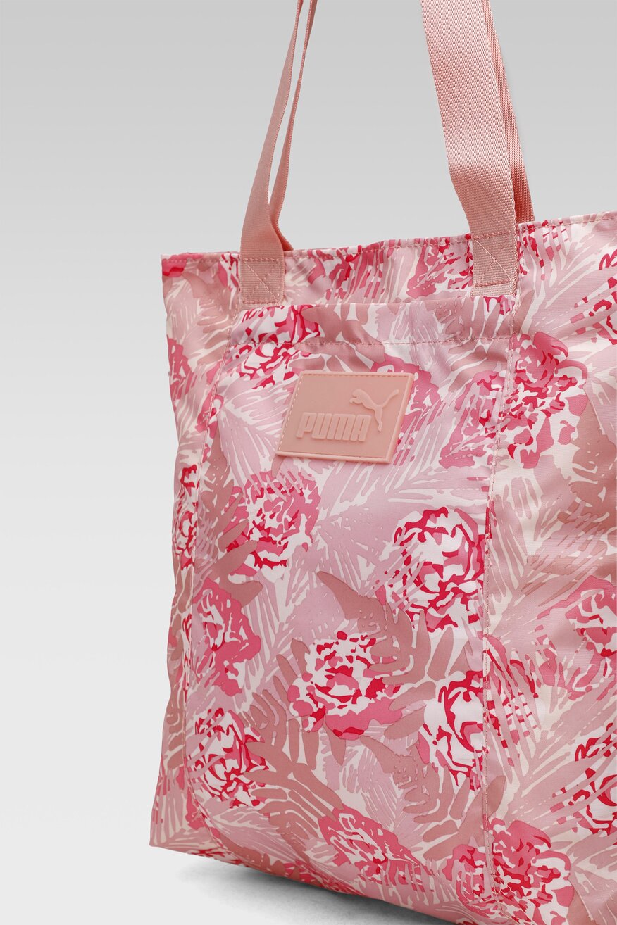 
                Puma - Torebka z printem różowa - 5904248625368