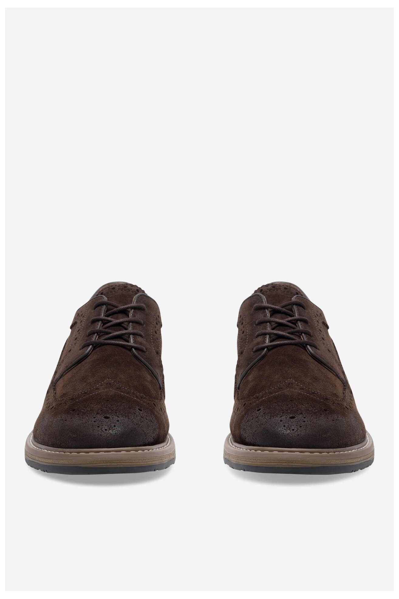 Półbuty Gino Rossi ADAMO-01 MI08 Brązowy ciemny