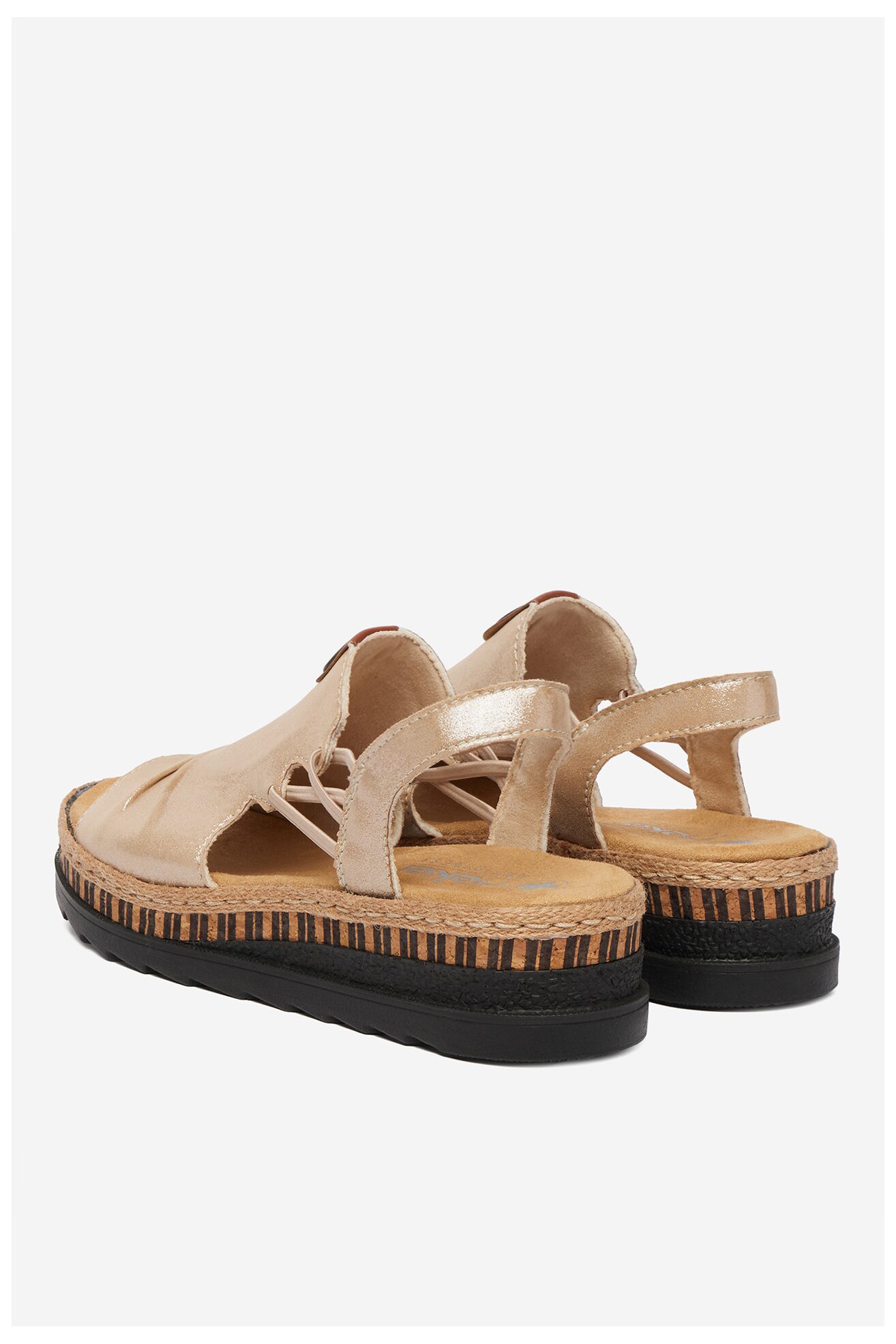 Sandały Rieker CEO-V7972-60 Złoty