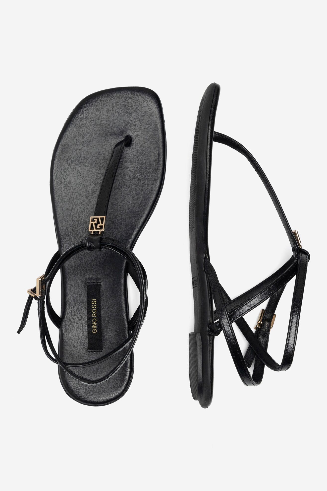 Sandały Gino Rossi GIANNA-01W3-004 Czarny