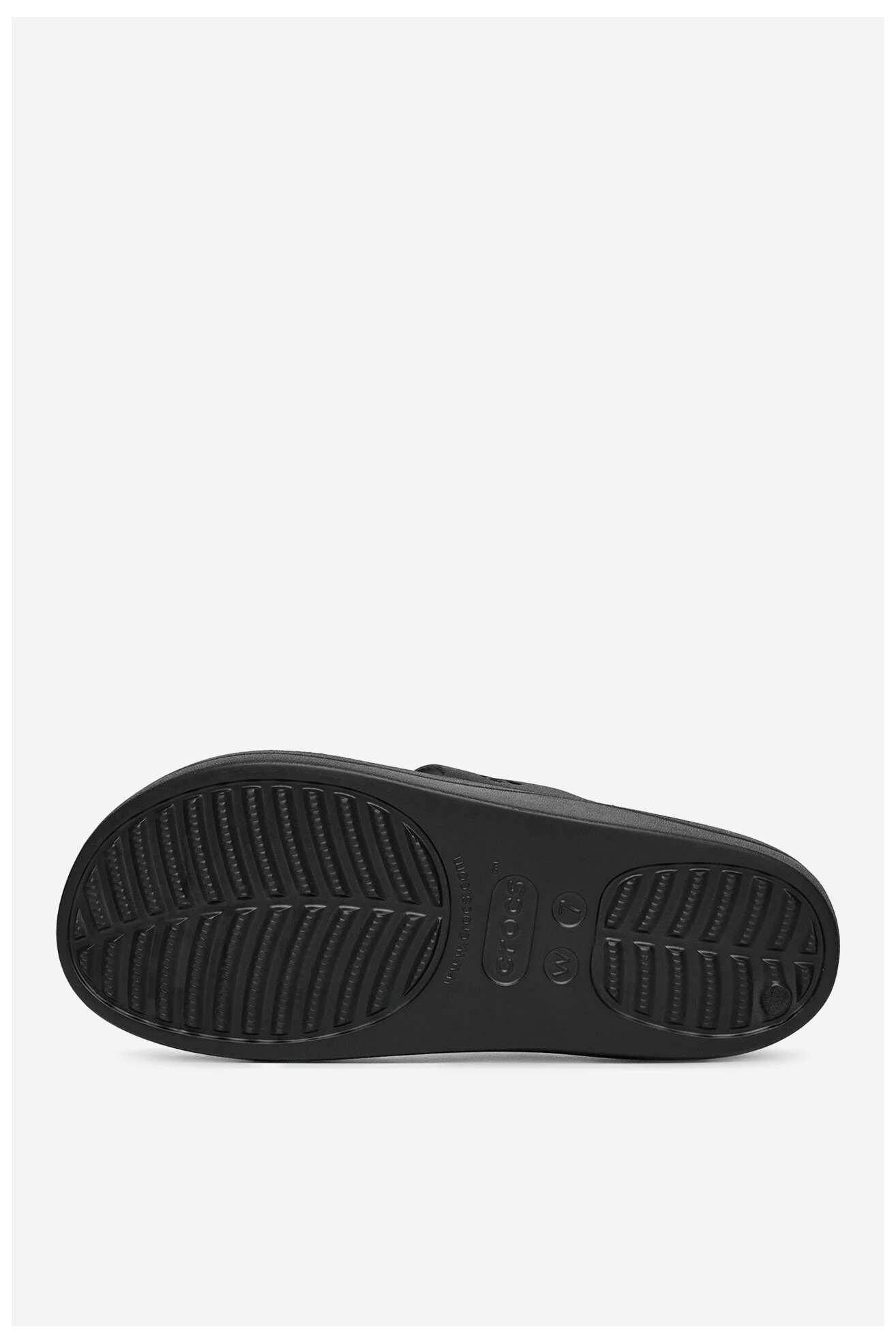 Klapki basenowe Crocs C-BAYA PLATFORM SANDAL 208188-001 Czarny