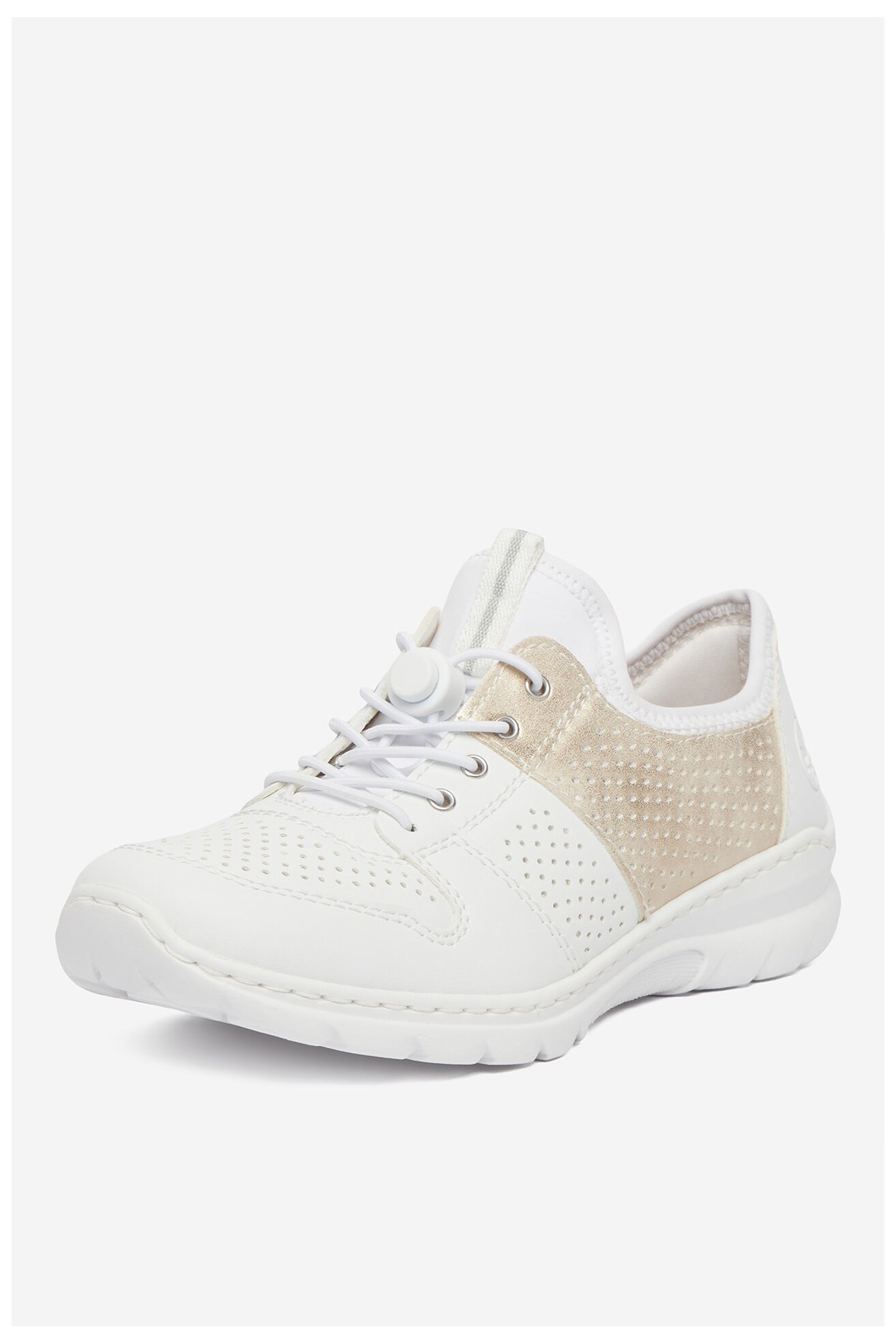 Półbuty Rieker CEO-L3254-80 Biały