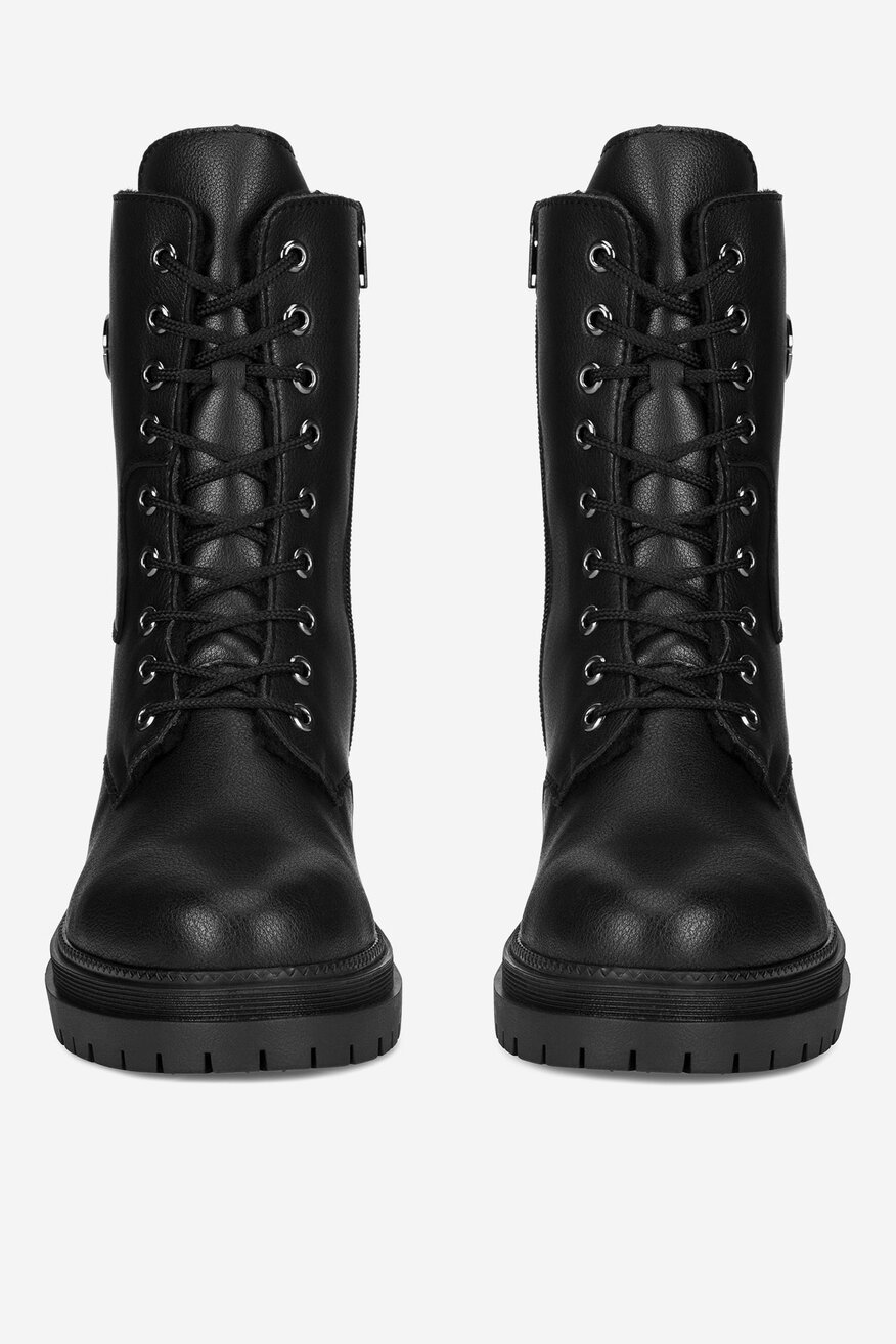 Rieker - Trzewiki skórzane ocieplane - 2230068923111