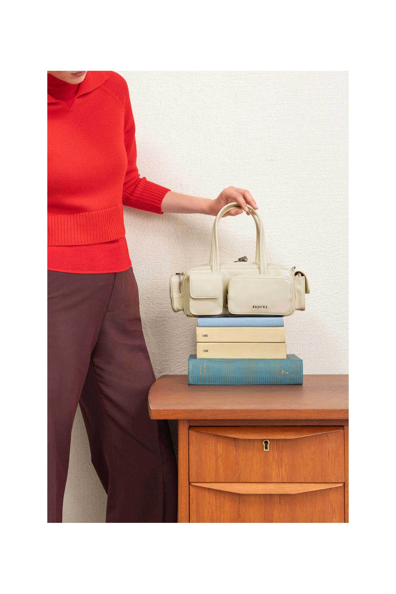 Geantă de mână Badura WEN-32 ALB