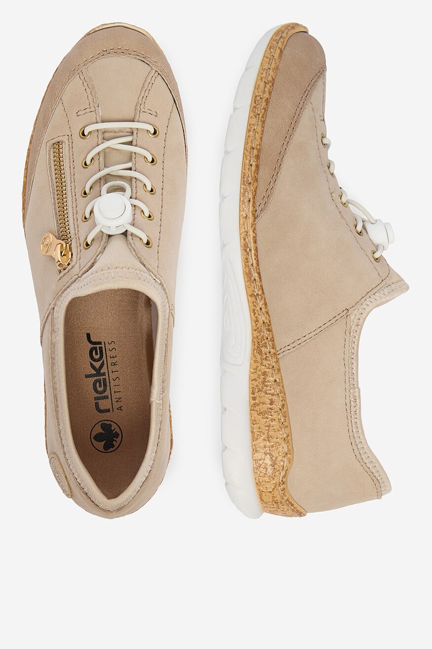 
                Половинки обувки Rieker БЕЖОВ - 5906751836477