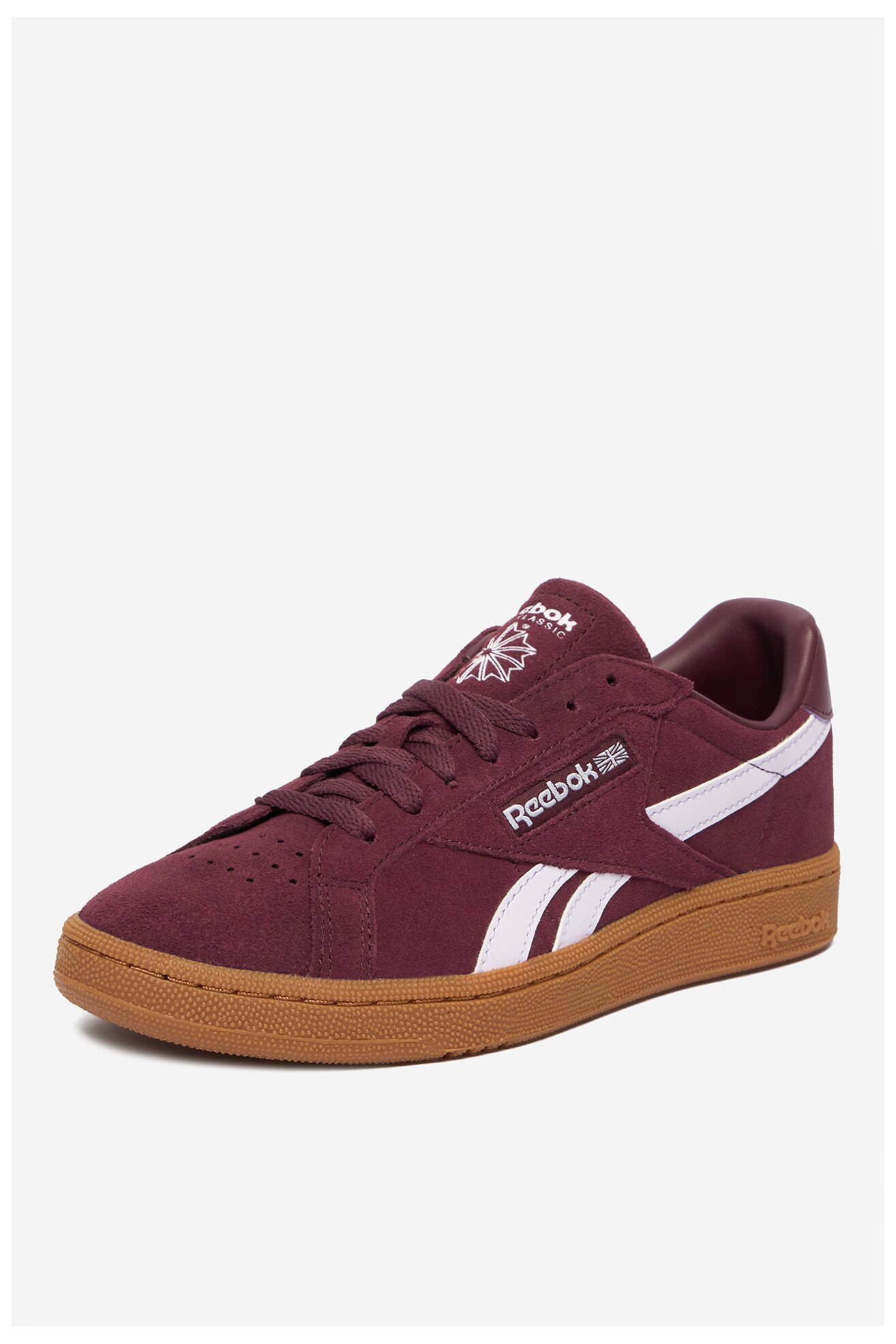 Obuwie sportowe Reebok EO-CLUB C GROUNDS UK 100229523 Bordowy
