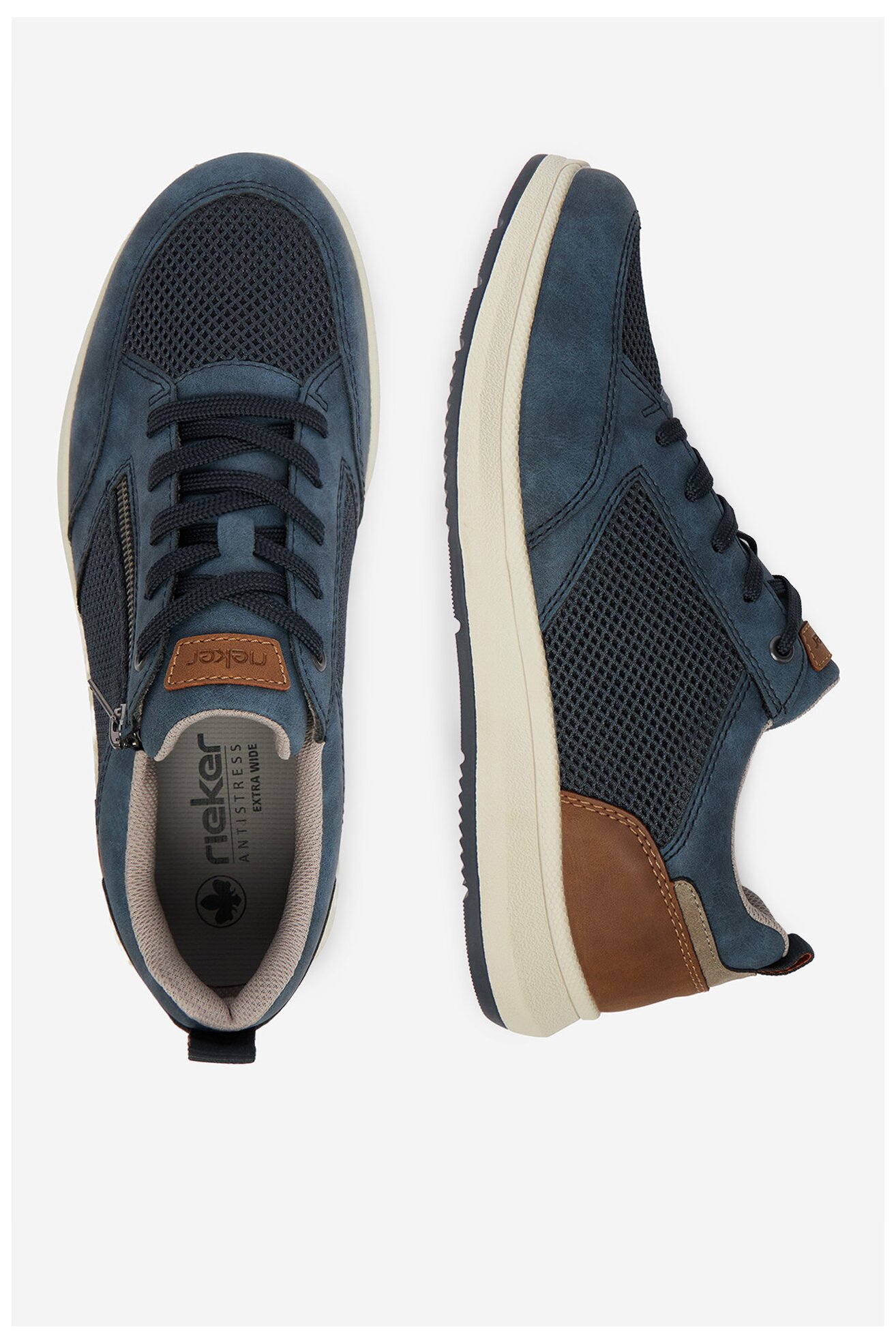 Sneakers Rieker CEO-16901-14 Granatowy