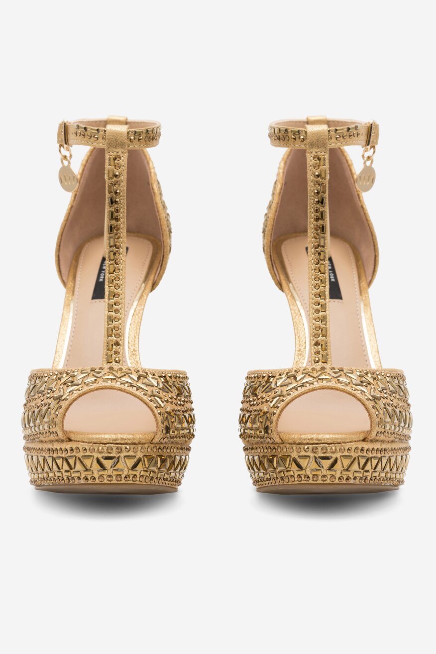 NINE WEST - Sandały na szpilce - 5905588154020