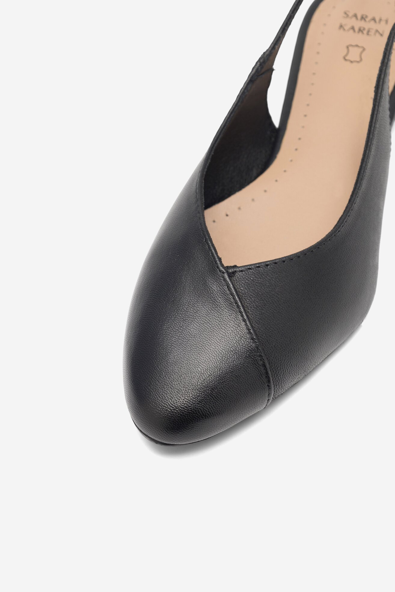 Baleriny Sarah Karen RST-KOLETTA-04 Czarny