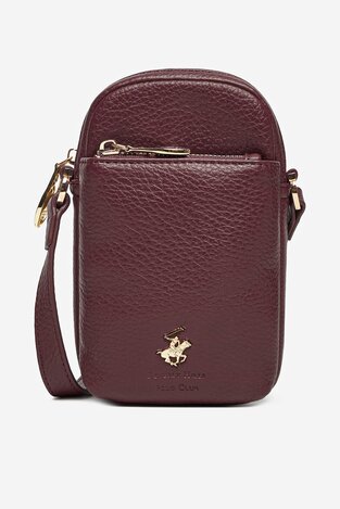 Сумка З Ремінцем Beverly Hills Polo Club C-BHPC-L-004-08 БОРДОВИЙ