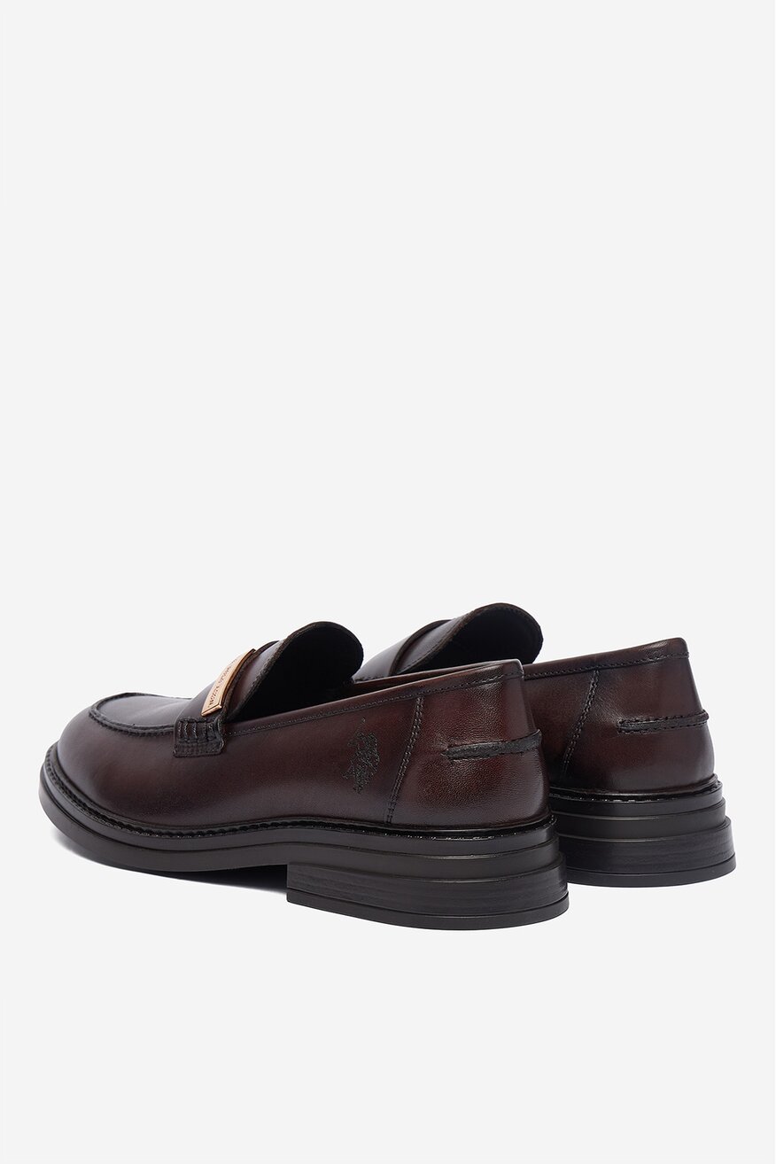 
                U.S. POLO ASSN. - Loafersy skórzane - 5907964012603