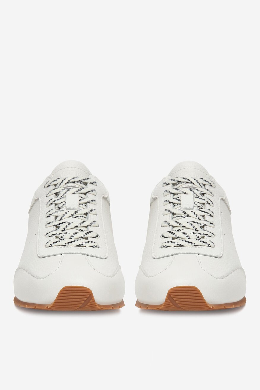 GUESS JEANS - Sneakersy skórzane - 5906751955970