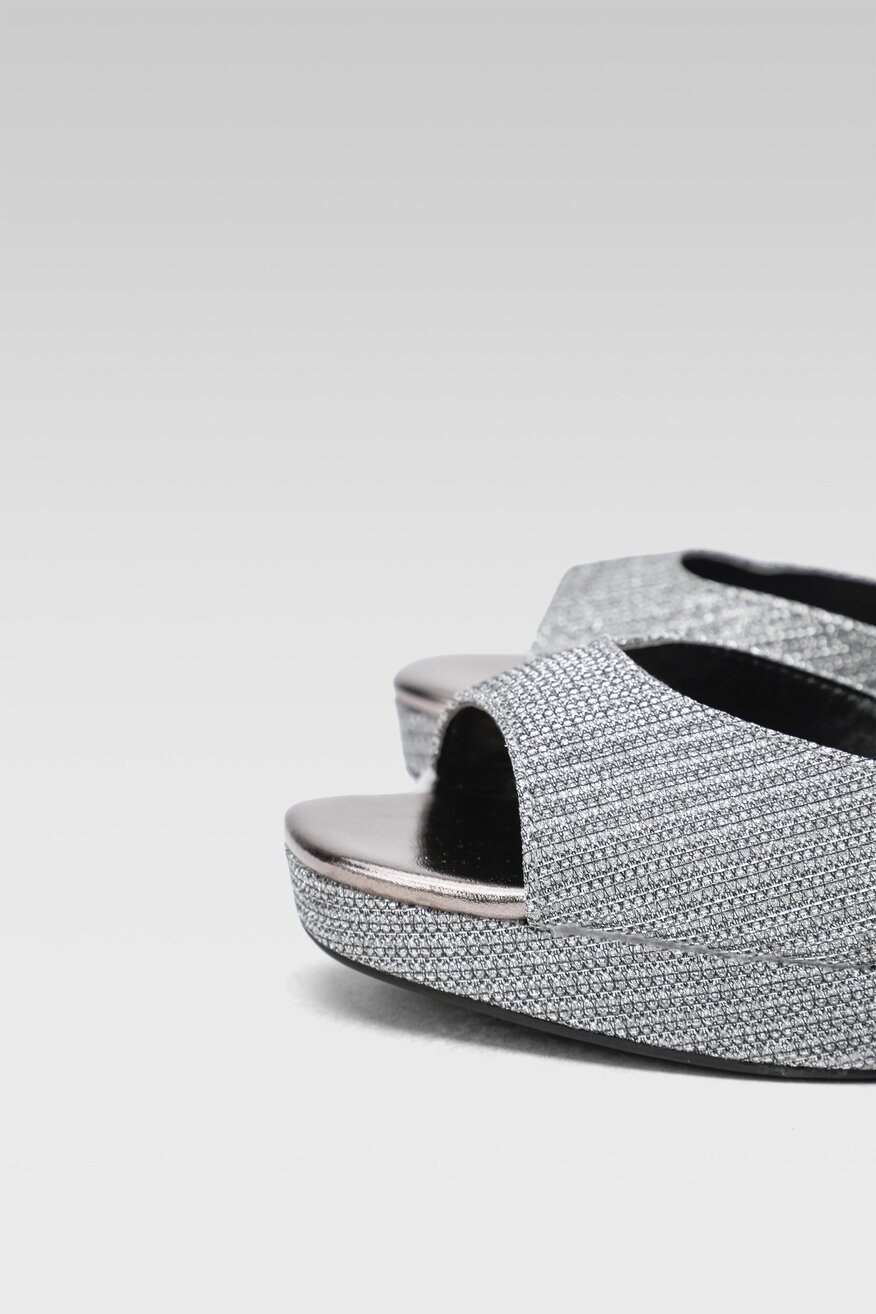 
                Jenny Fairy - Sandały srebrne - 5904862407319