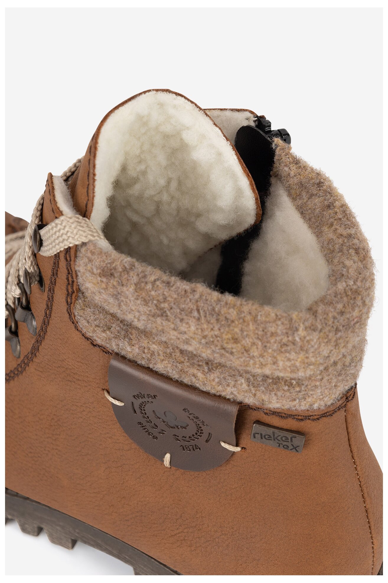 Trzewiki Rieker 785F8-22 Brązowy