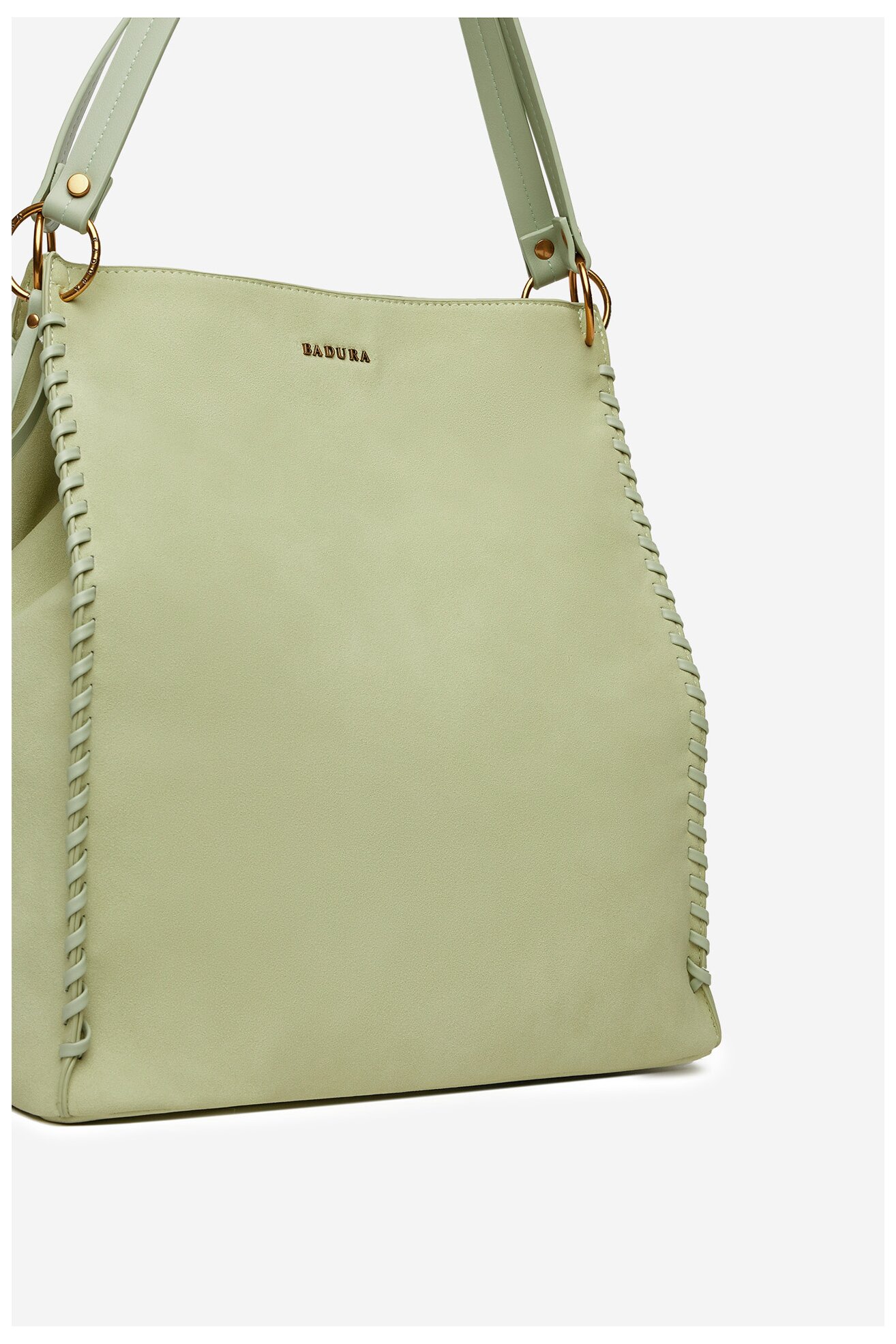 Kézitáska Badura WEN-13 VILÁGOS OLAJZÖLD
