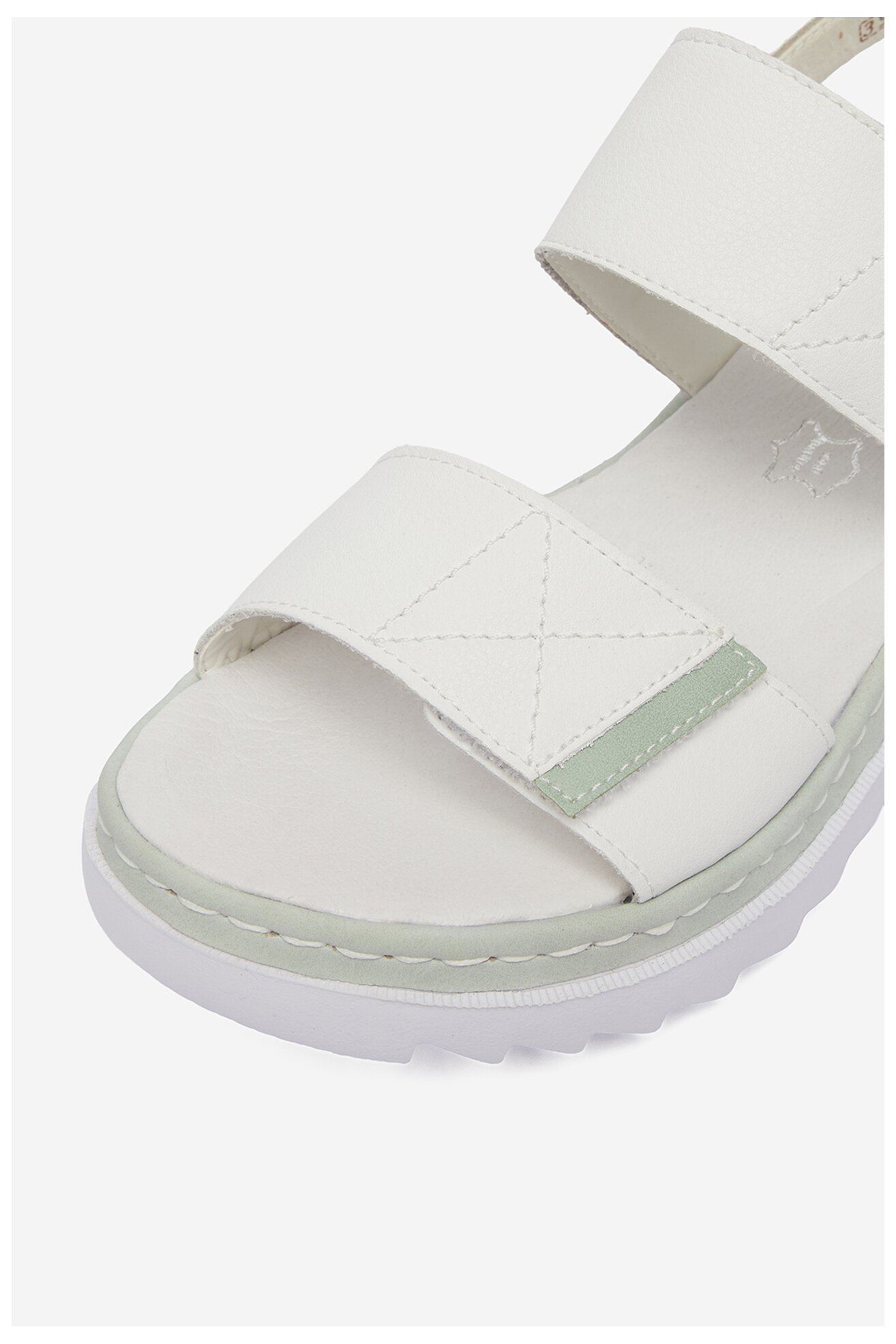 Sandały Rieker CEO-V4475-80 Biały