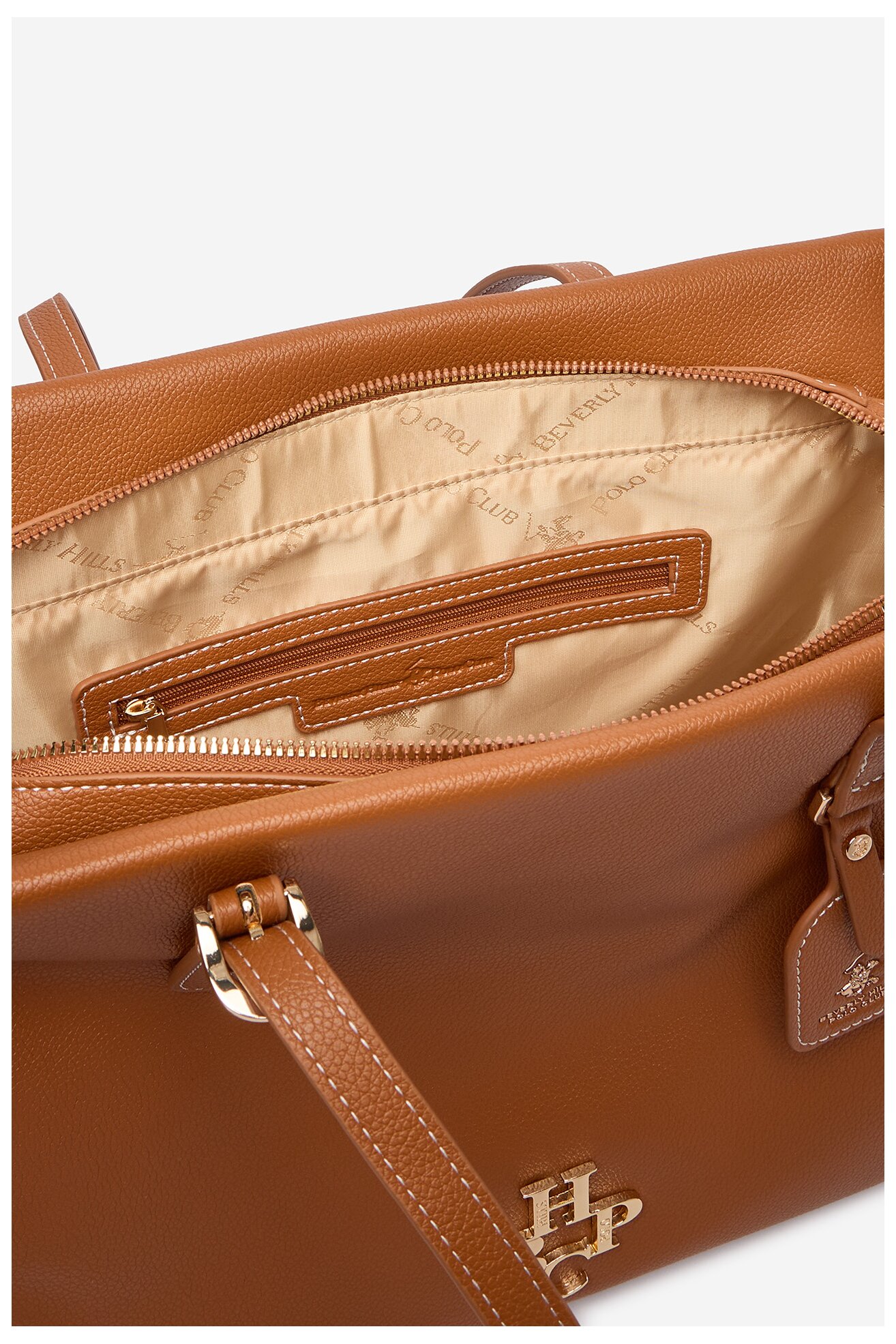 Kézitáska Beverly Hills Polo Club CEO-BHPC-C-002-09 CAMEL