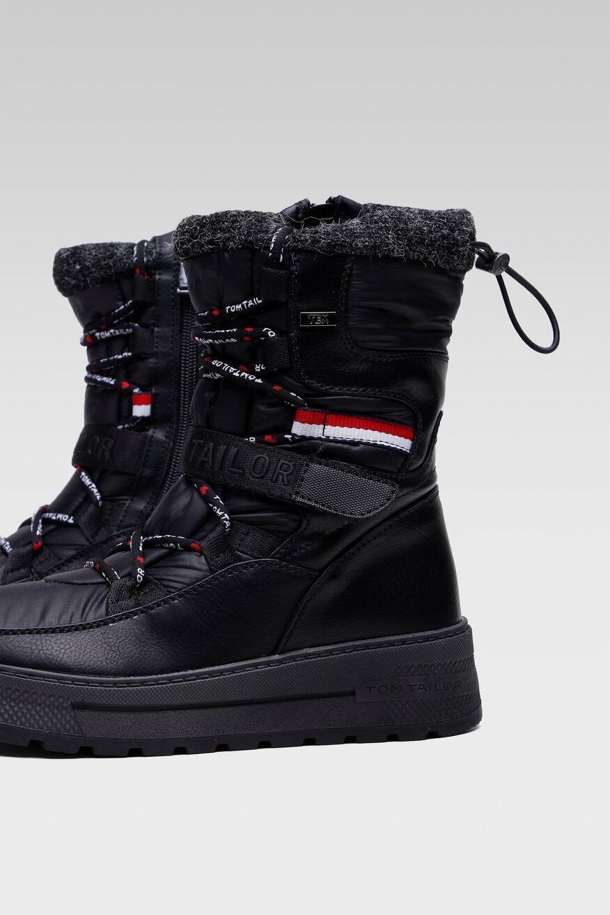 
                Csizma Tom Tailor FEKETE - 5904248089634